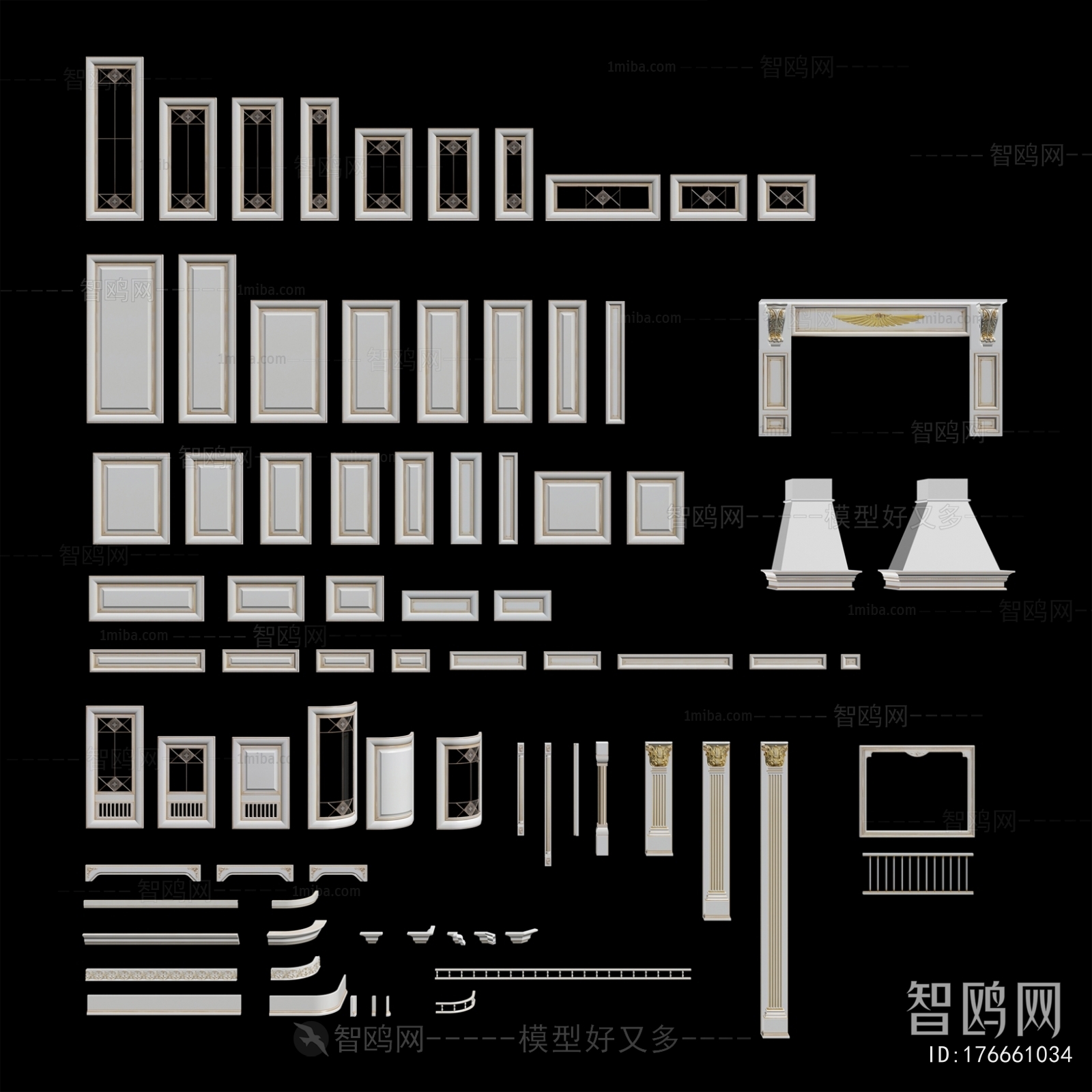 Simple European Style Door Panel