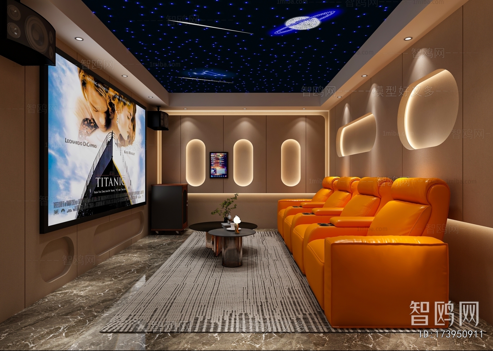 Modern Audiovisual Room