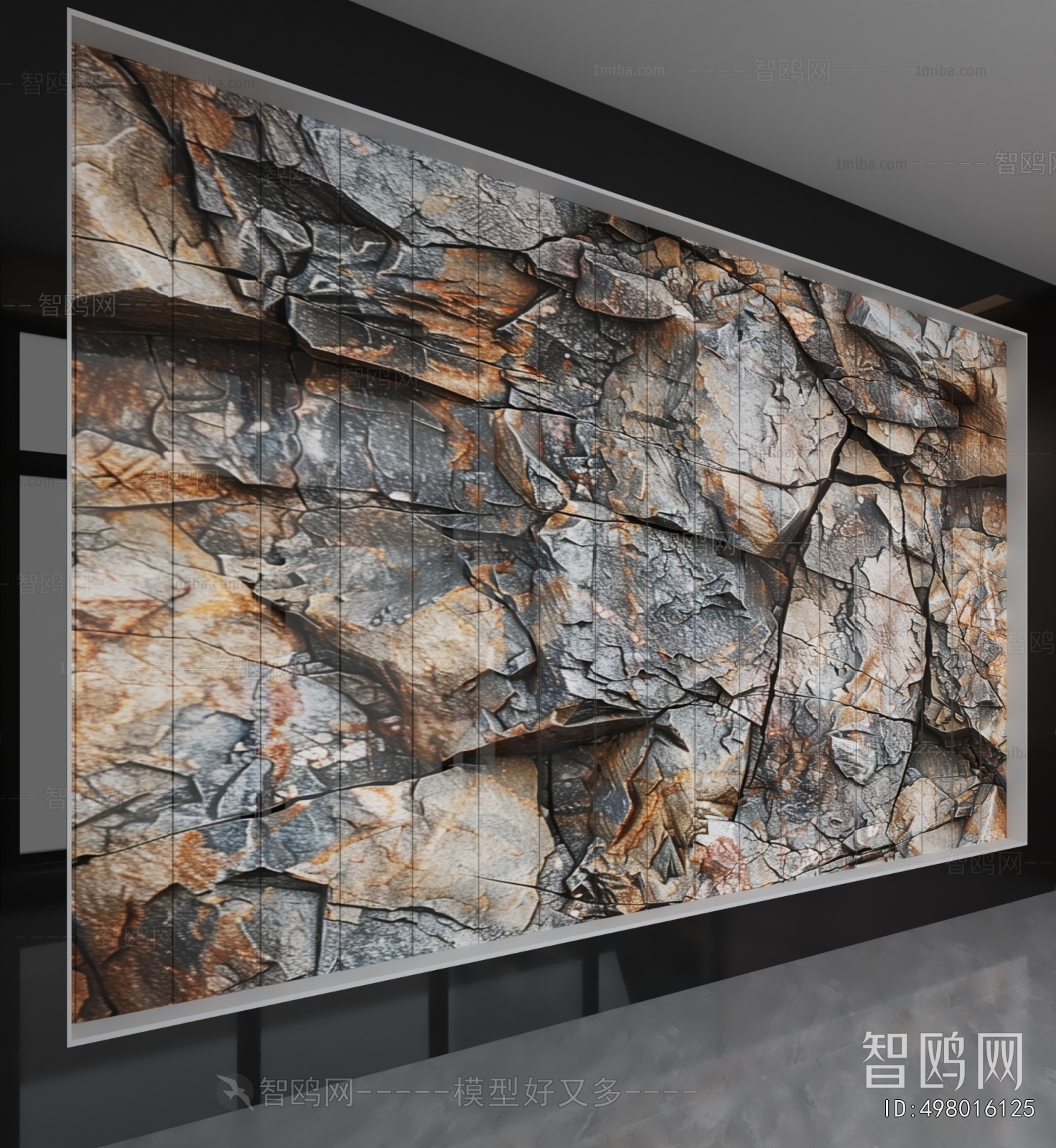 Industrial Style TV Wall