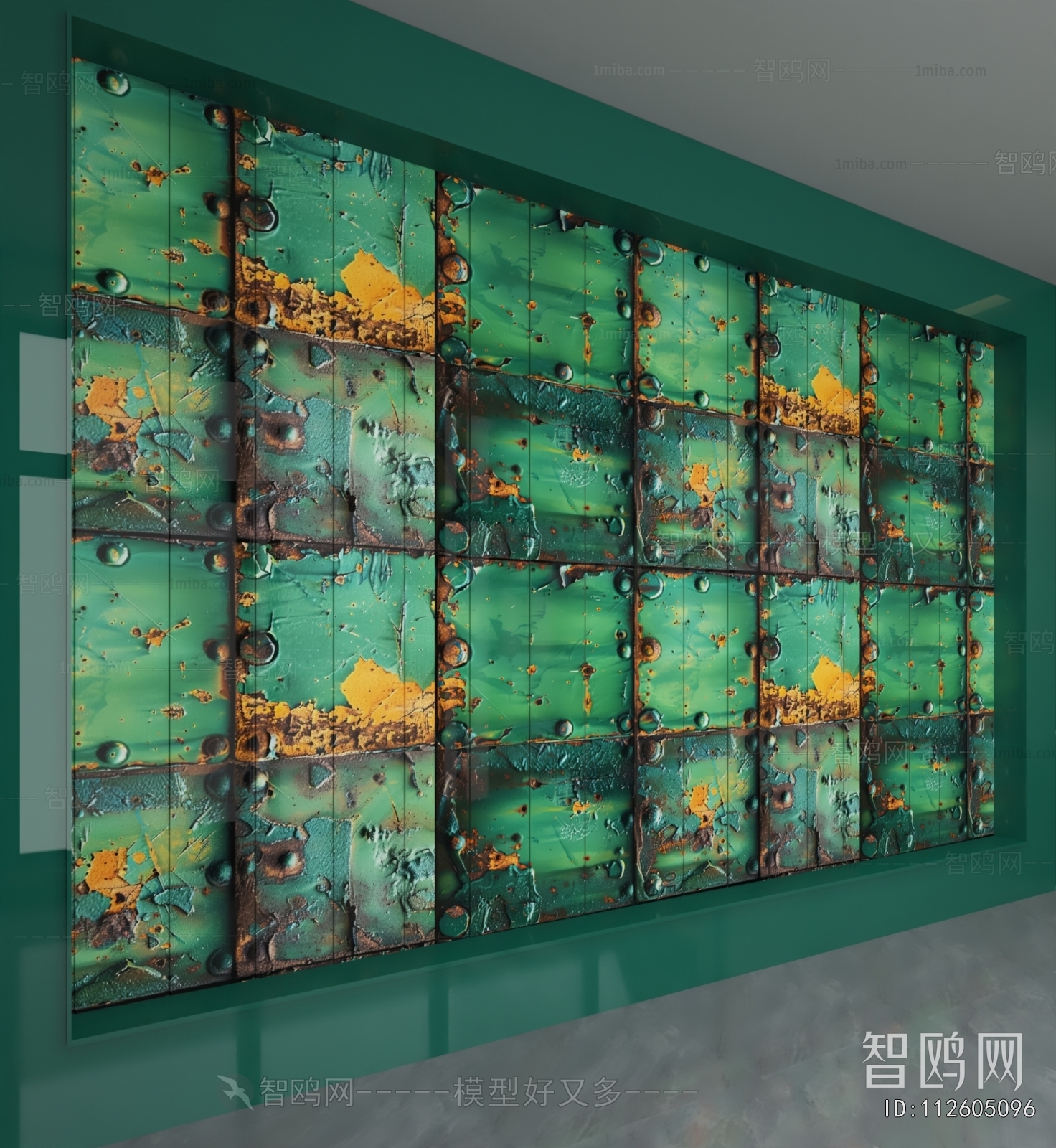 Industrial Style TV Wall