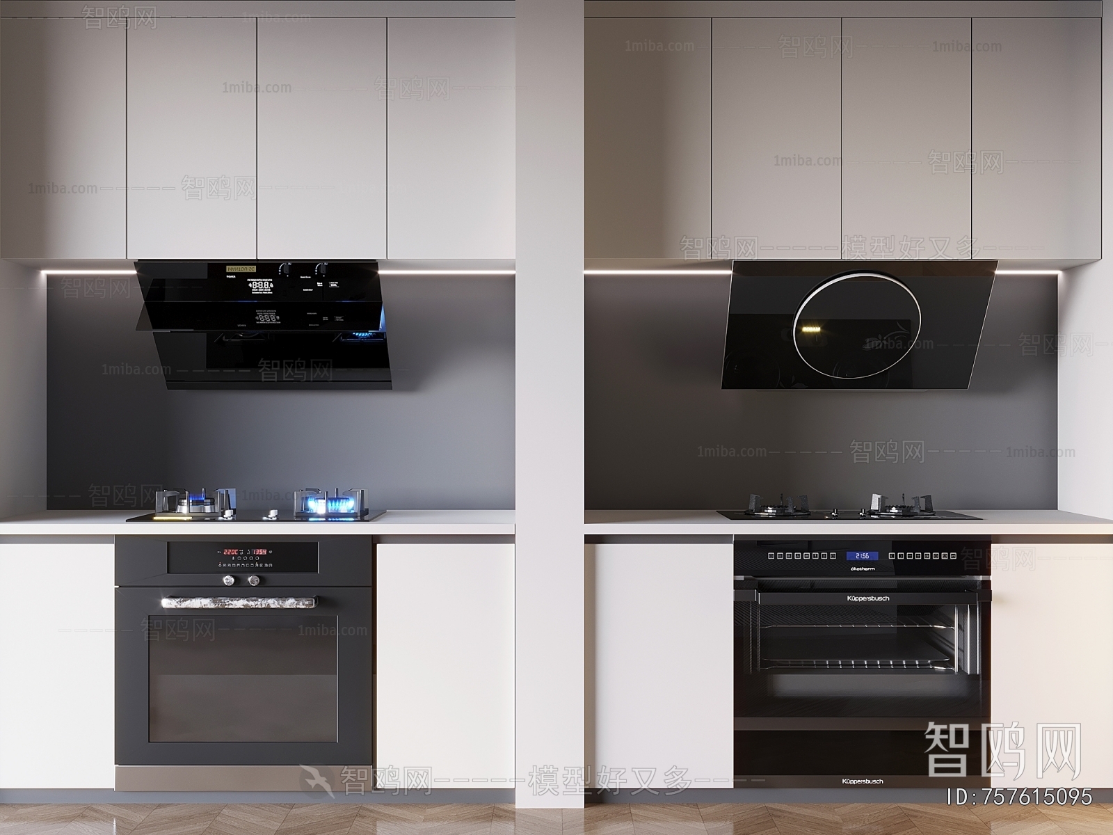Modern Kitchen Electric Gas Range