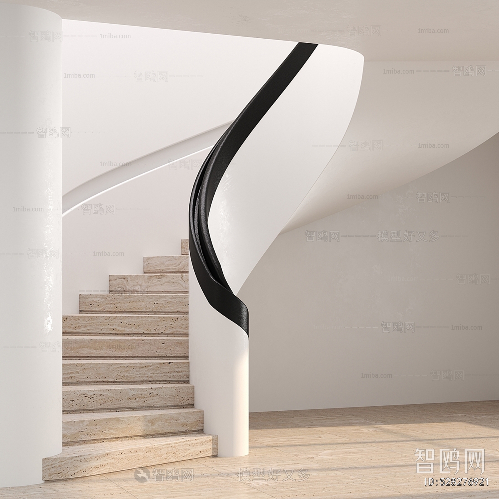 Modern Rotating Staircase