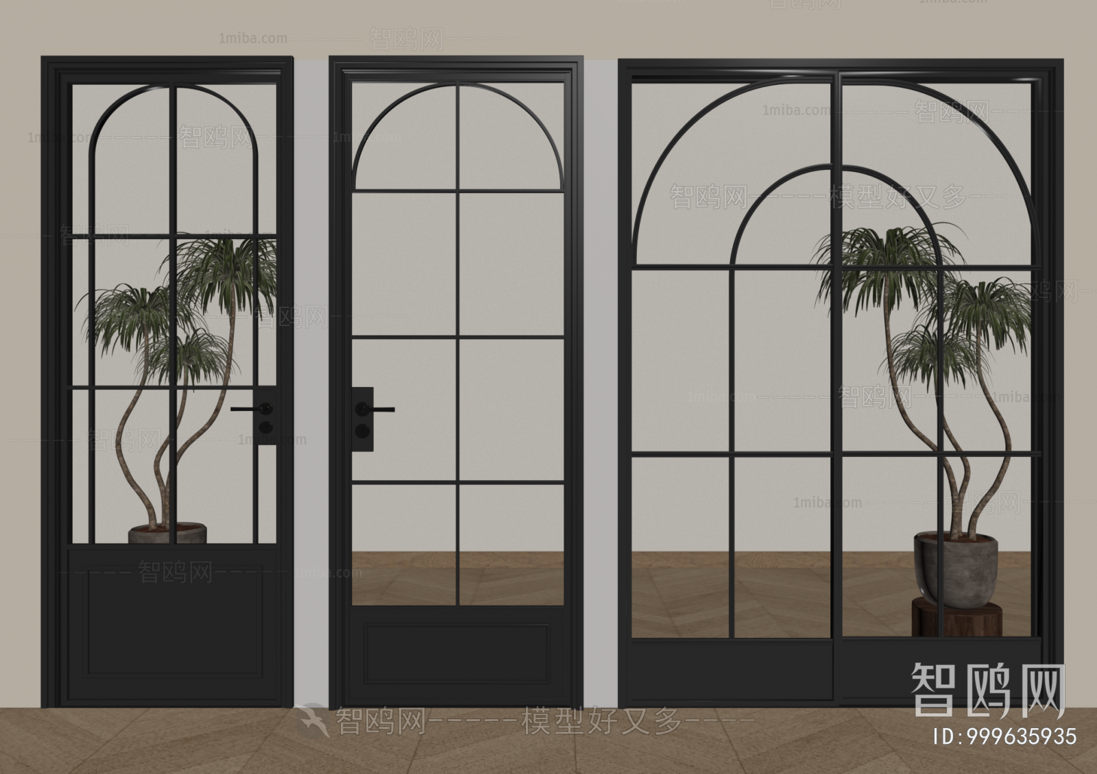 French Style Single Door