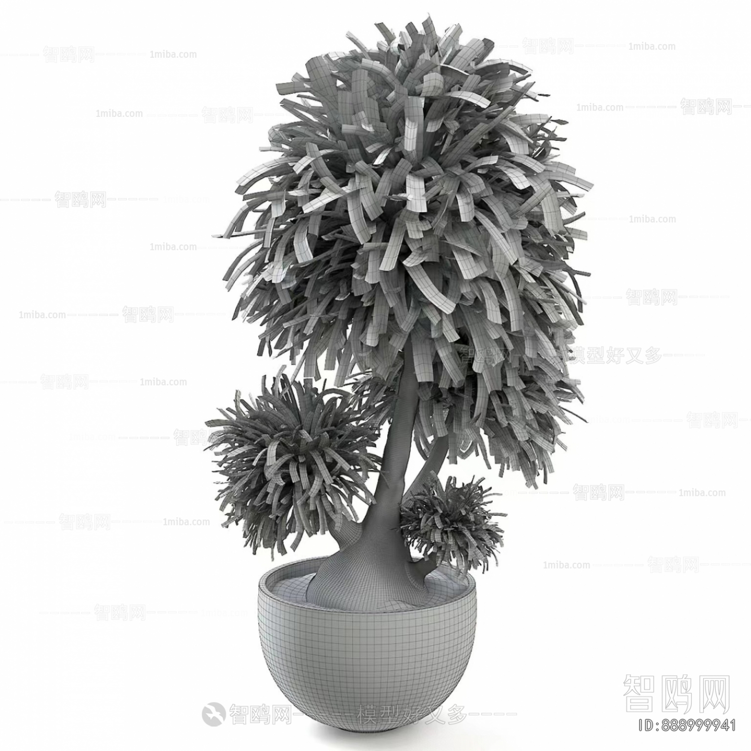 Modern Ground Green Plant Potted Plants