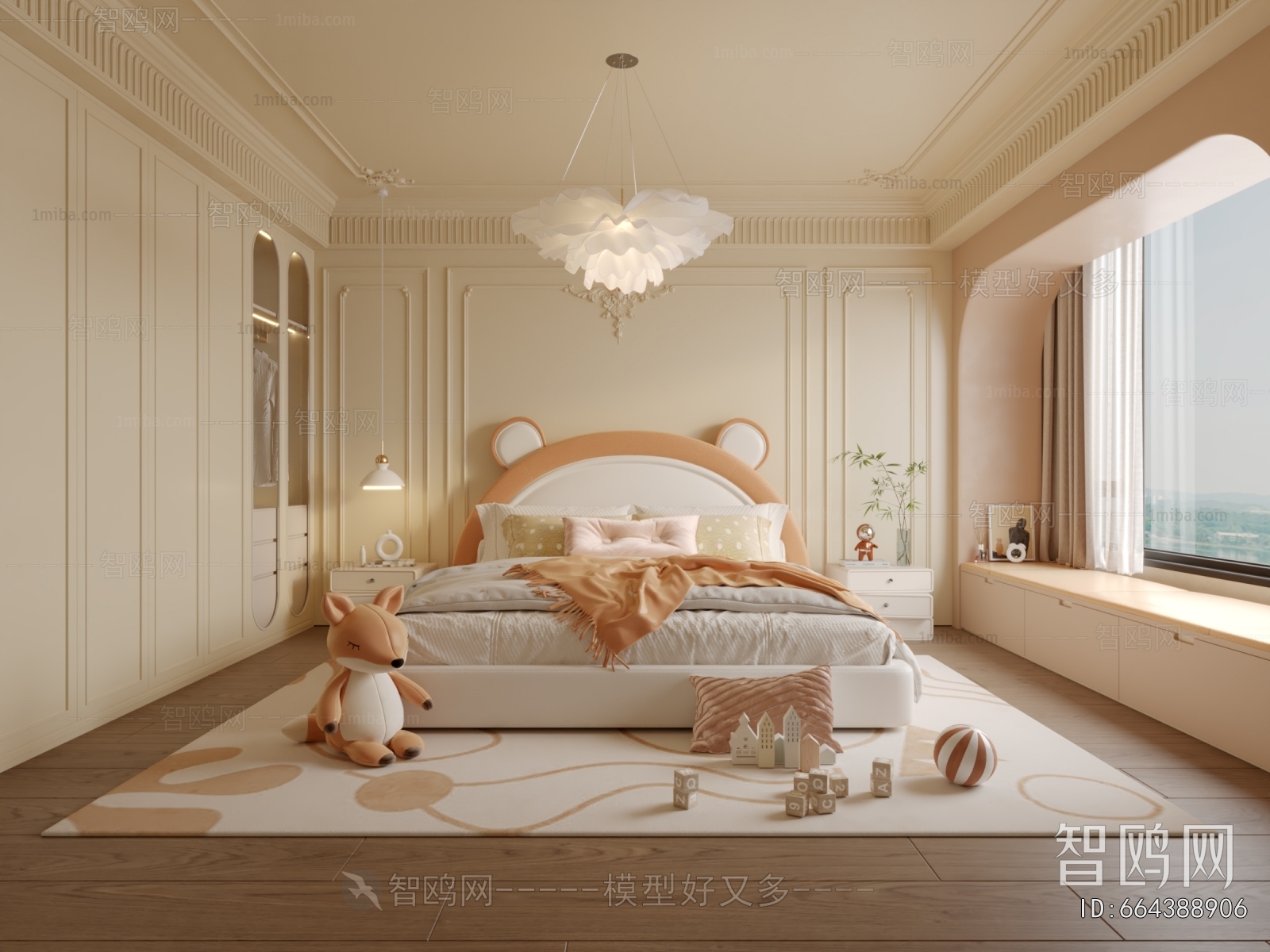 French Style Girl's Room Daughter's Room