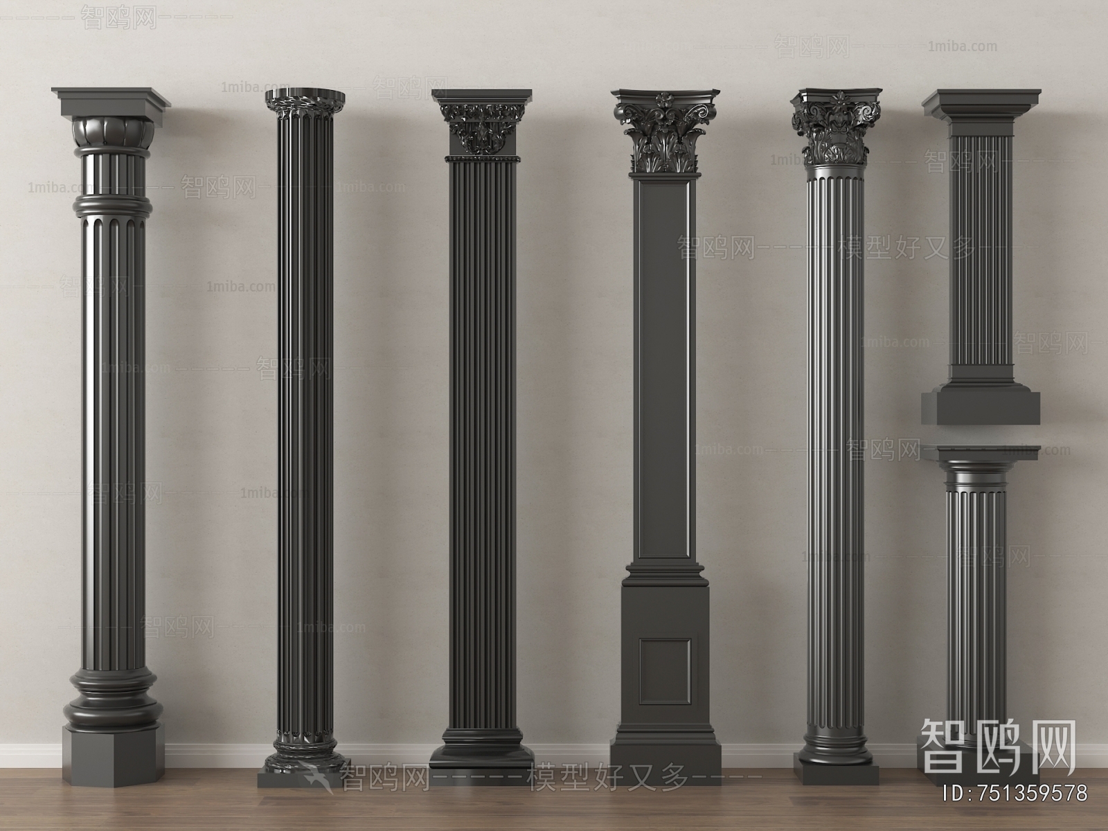 European Style Roman Pillar