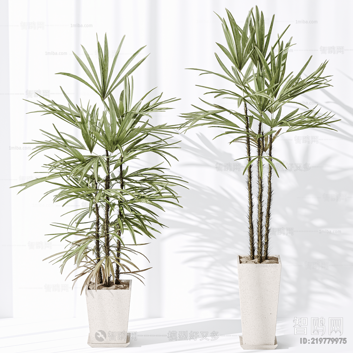 Modern Ground Green Plant Potted Plants