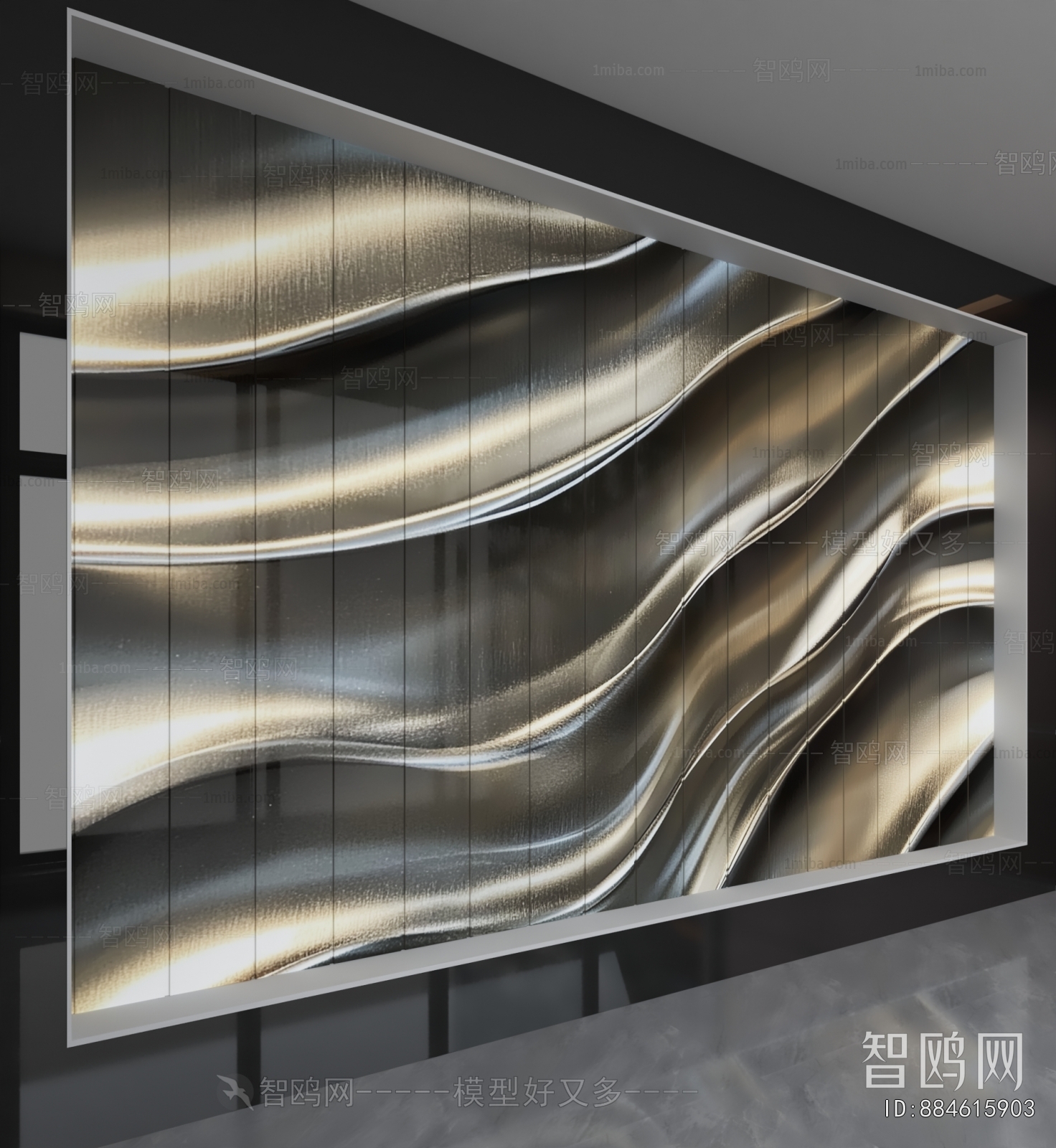 Industrial Style TV Wall