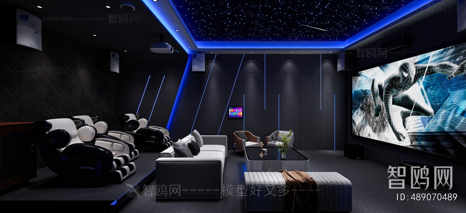 Modern Audiovisual Room