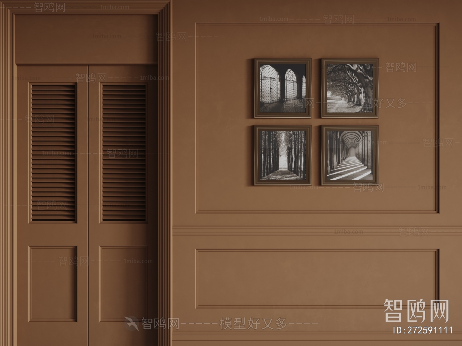 French Style TV Wall