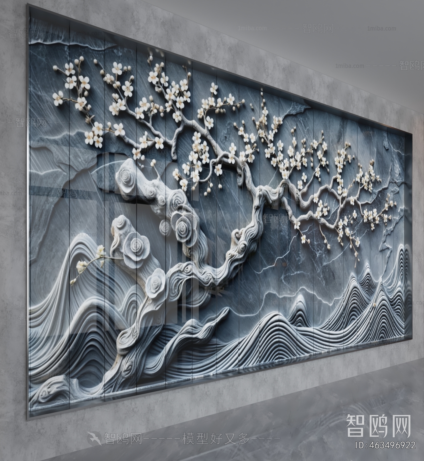 New Chinese Style TV Wall
