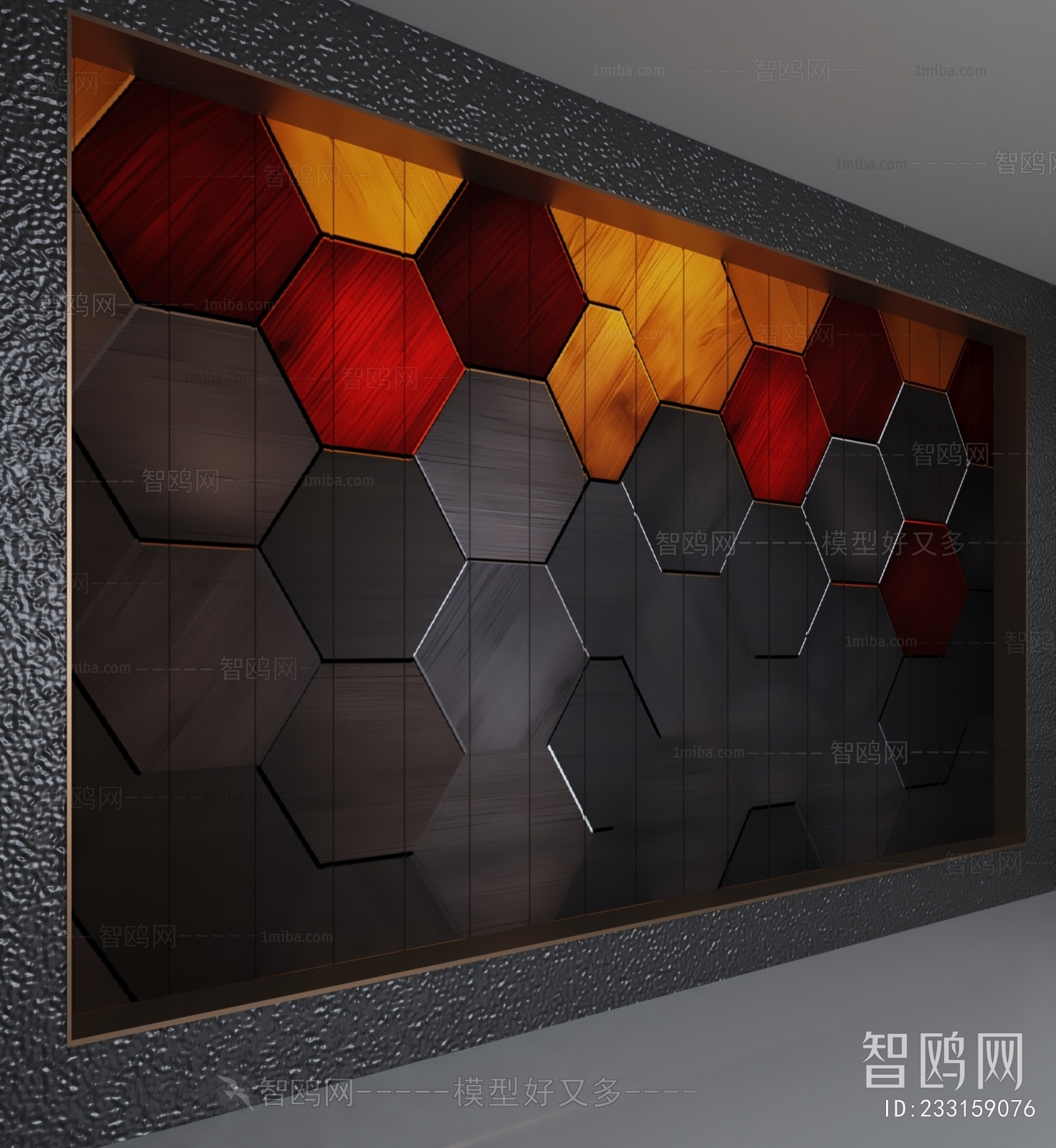 Industrial Style TV Wall