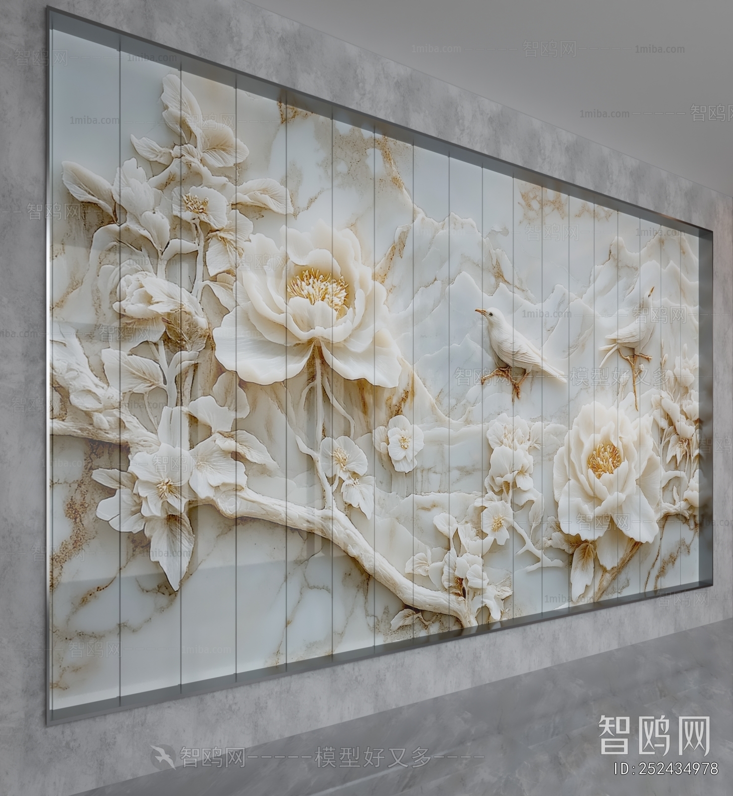 New Chinese Style TV Wall