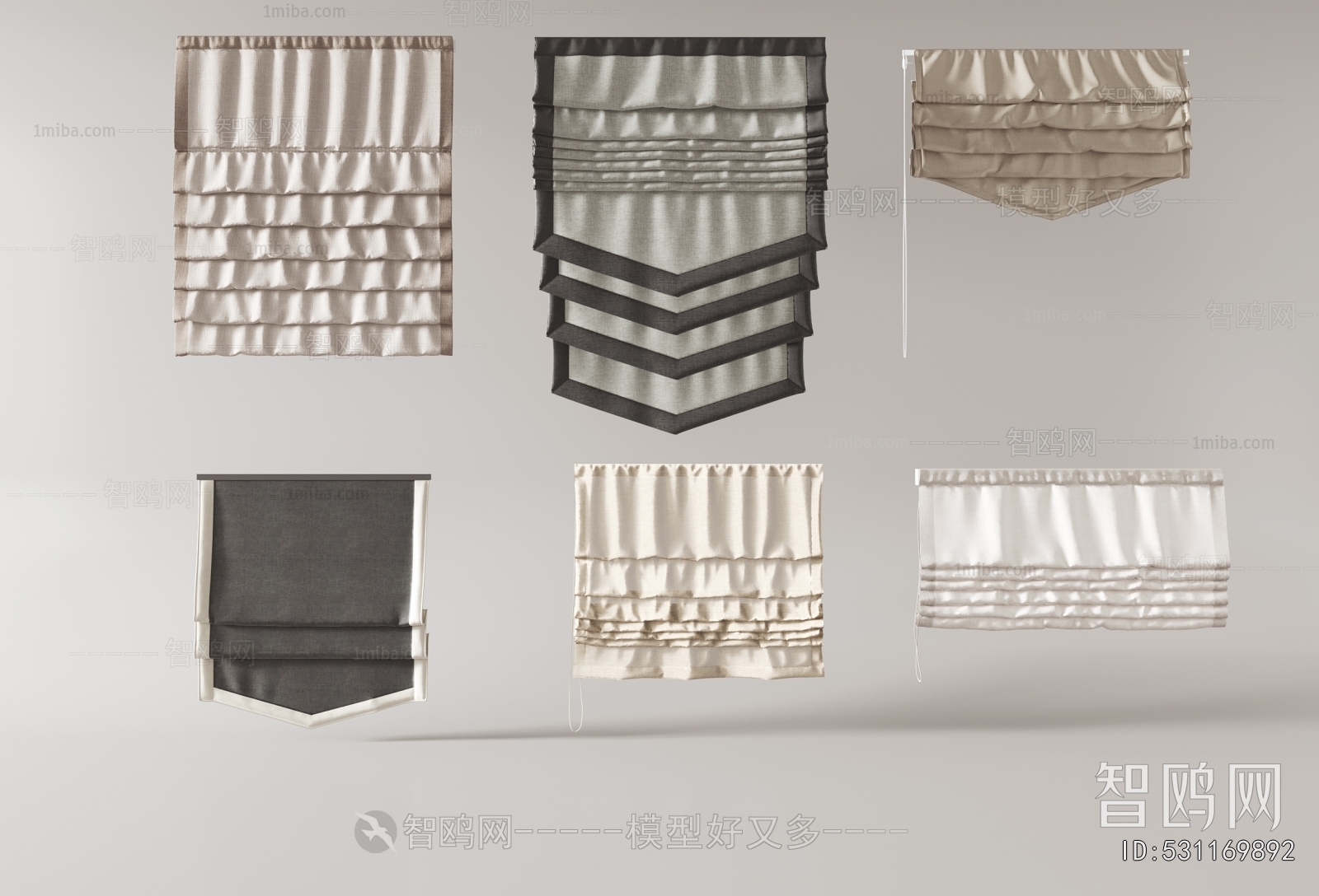 Modern Roman Curtain