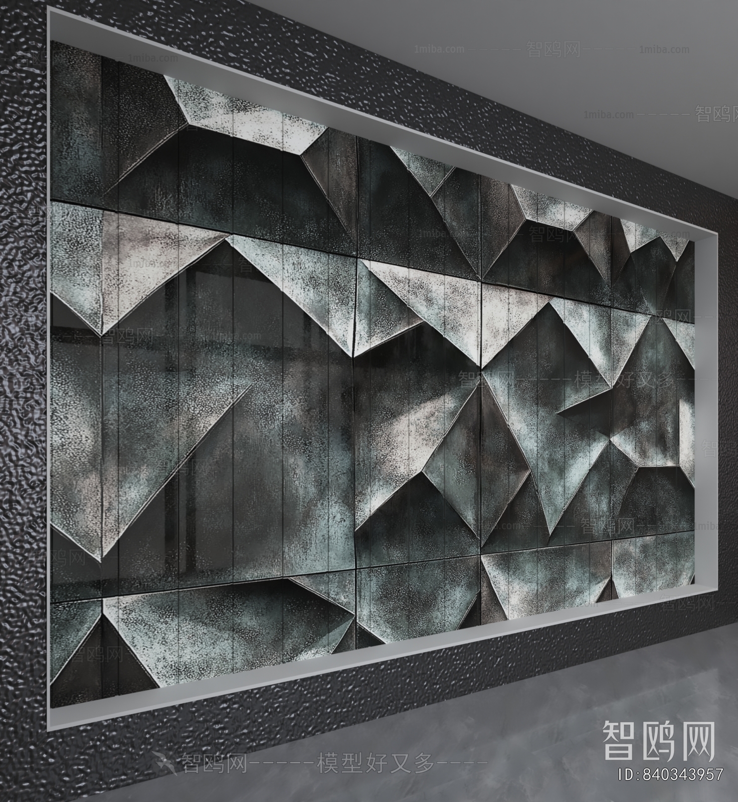 Industrial Style TV Wall