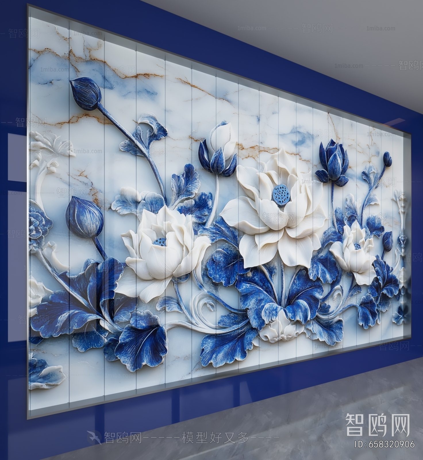 New Chinese Style TV Wall