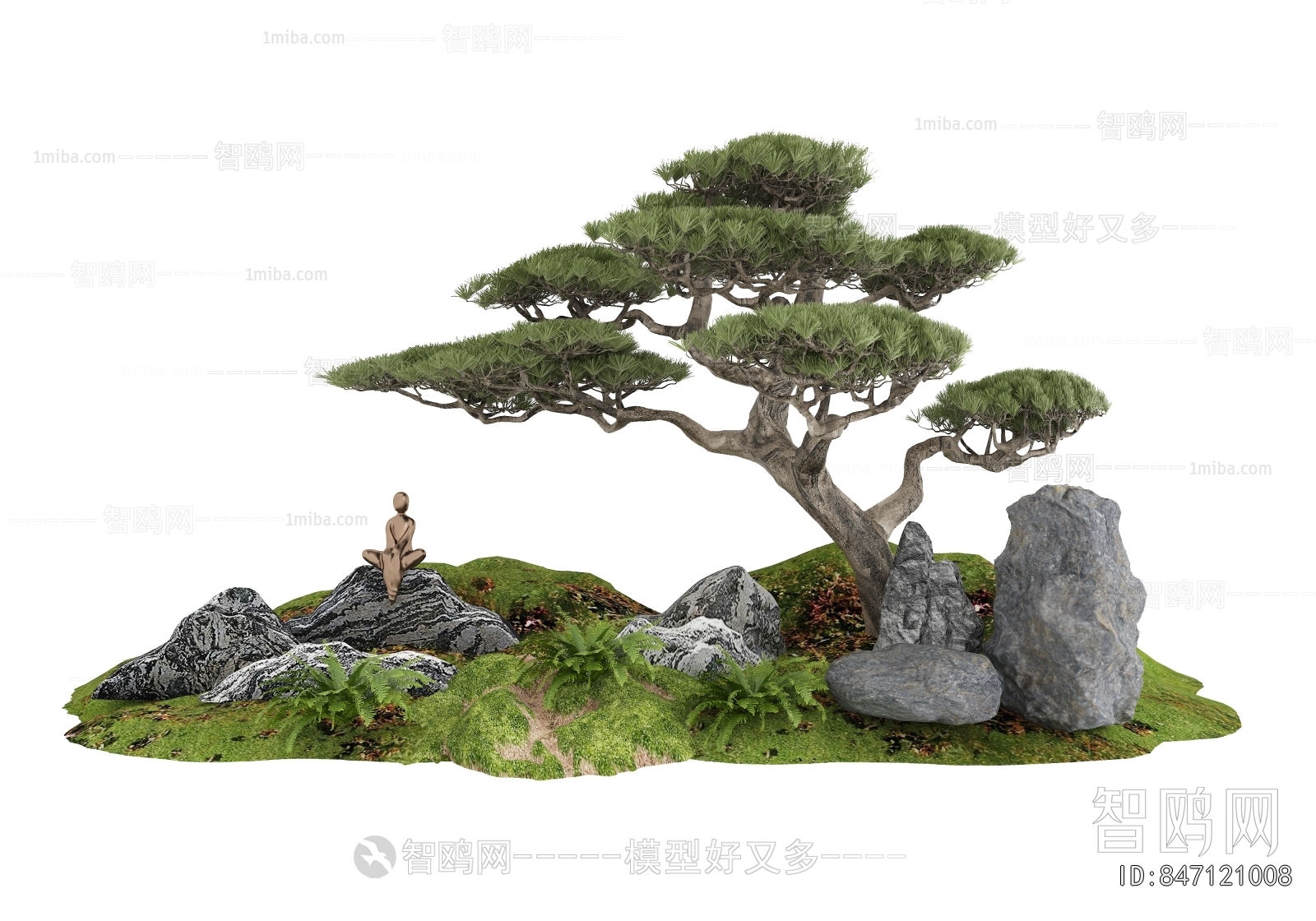 New Chinese Style Plant Landscaping