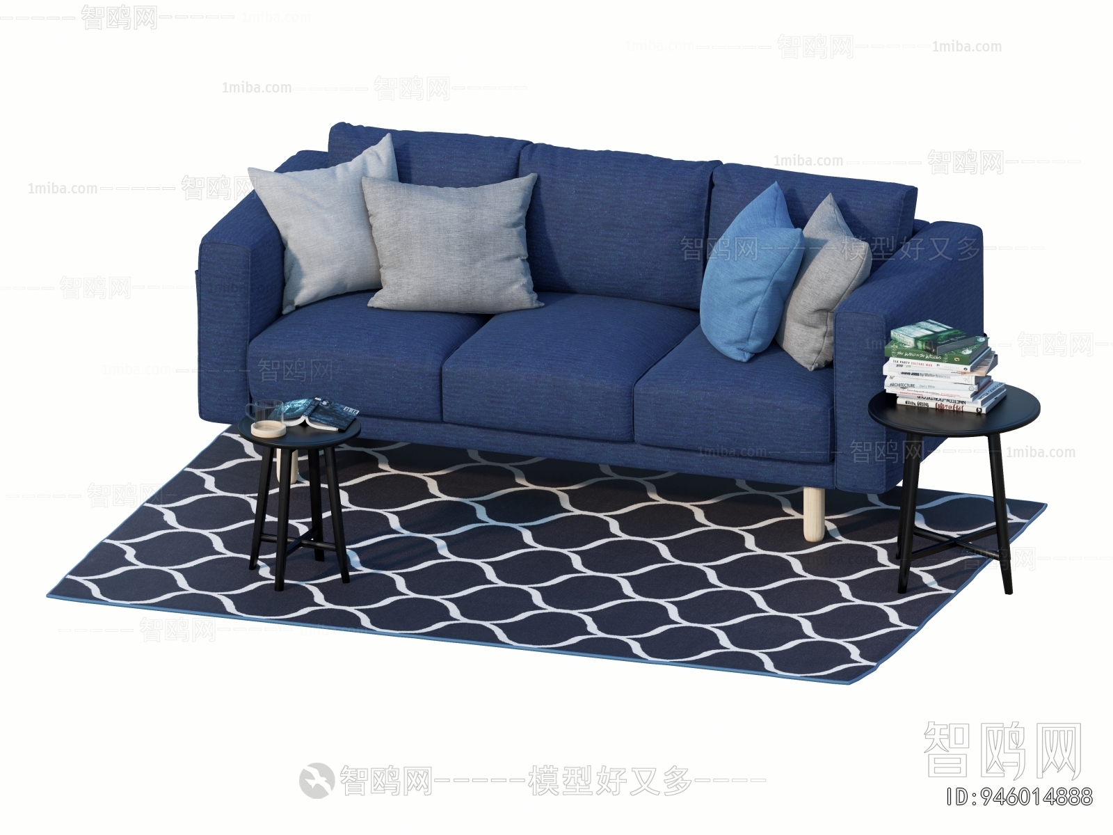 Modern Three-seat Sofa