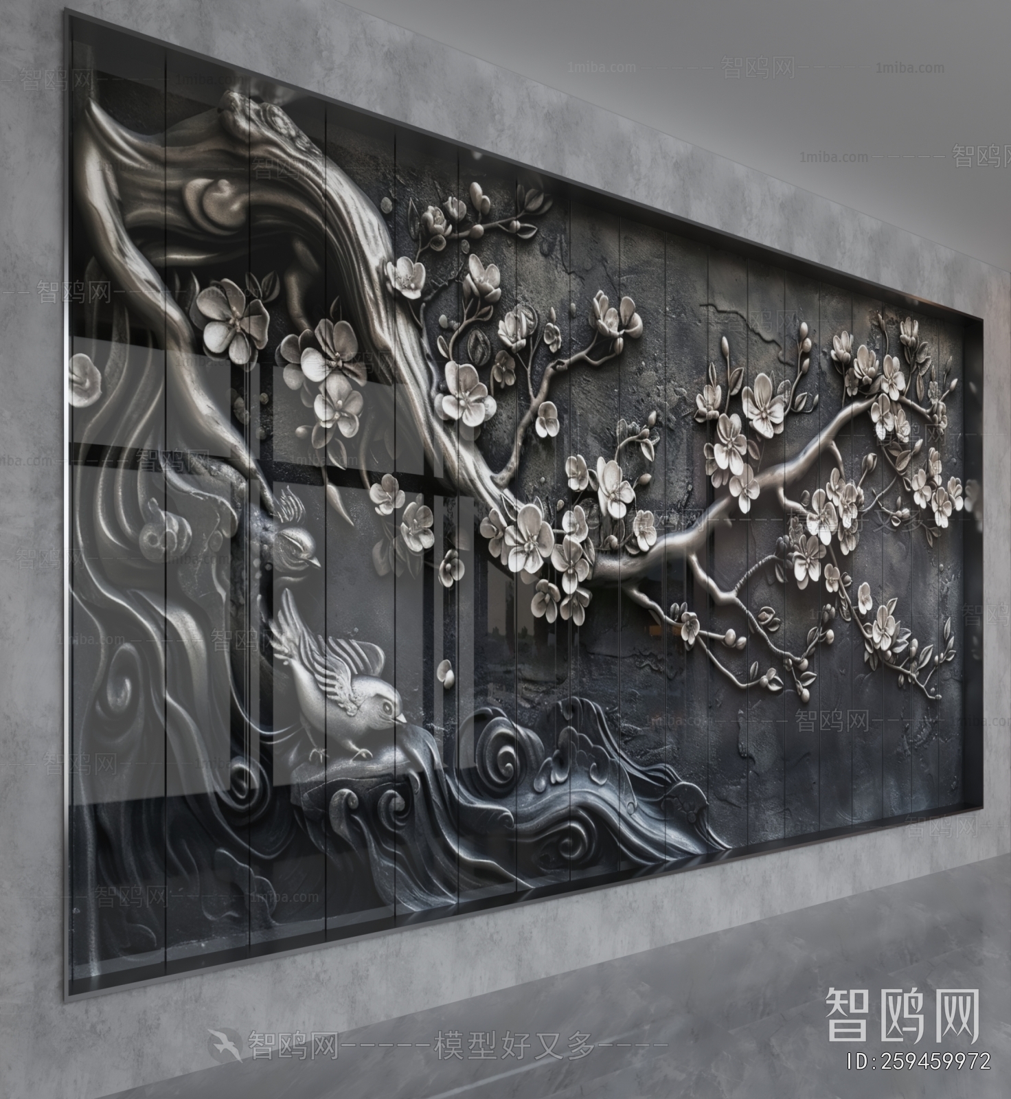 New Chinese Style TV Wall