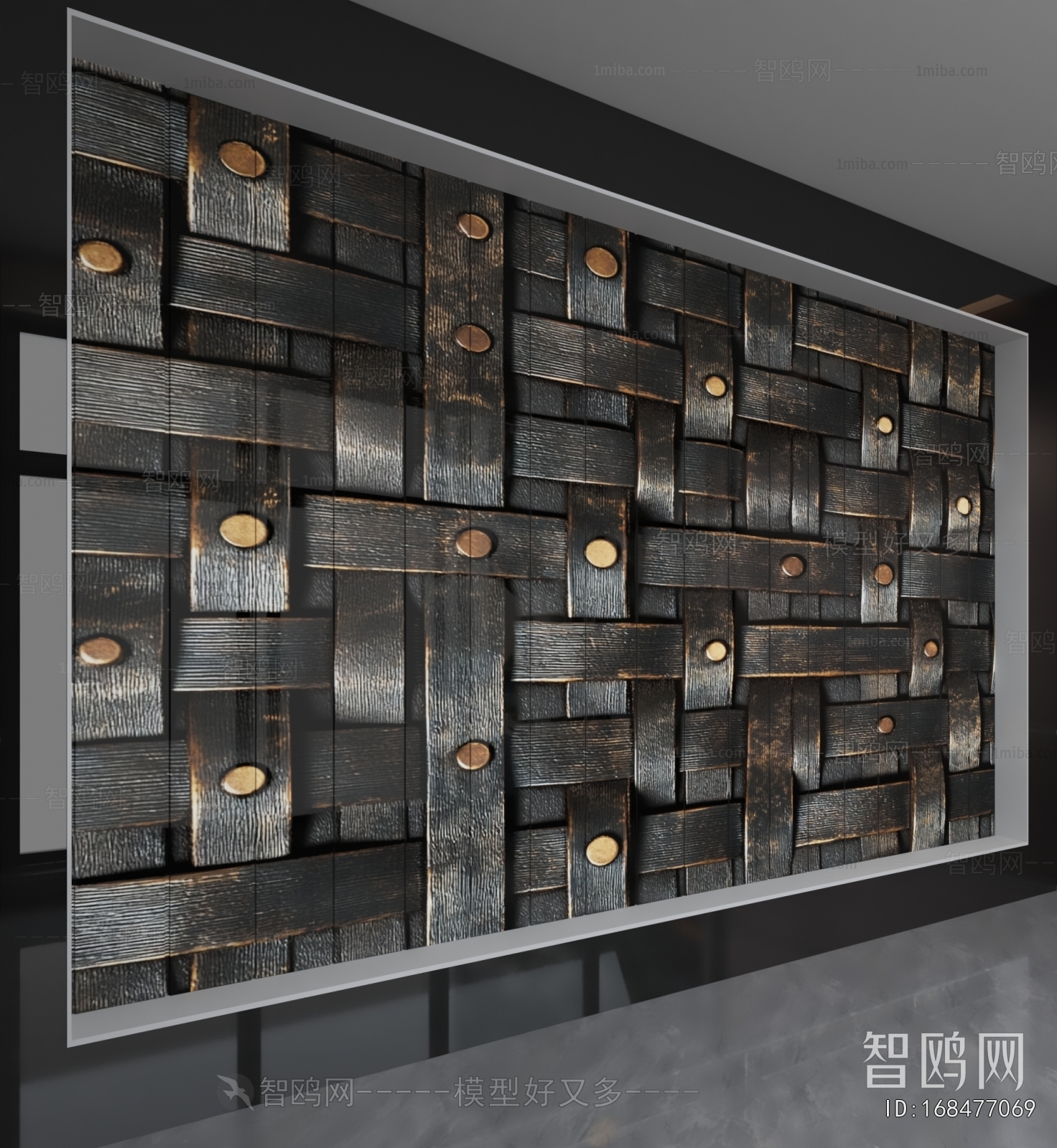 Industrial Style TV Wall