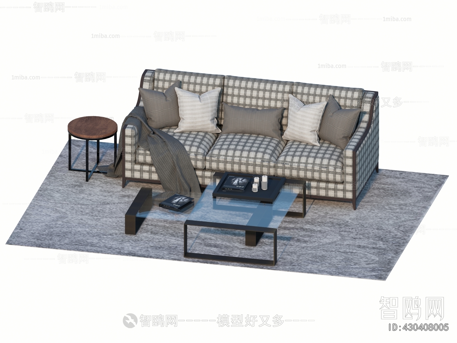 Modern Three-seat Sofa