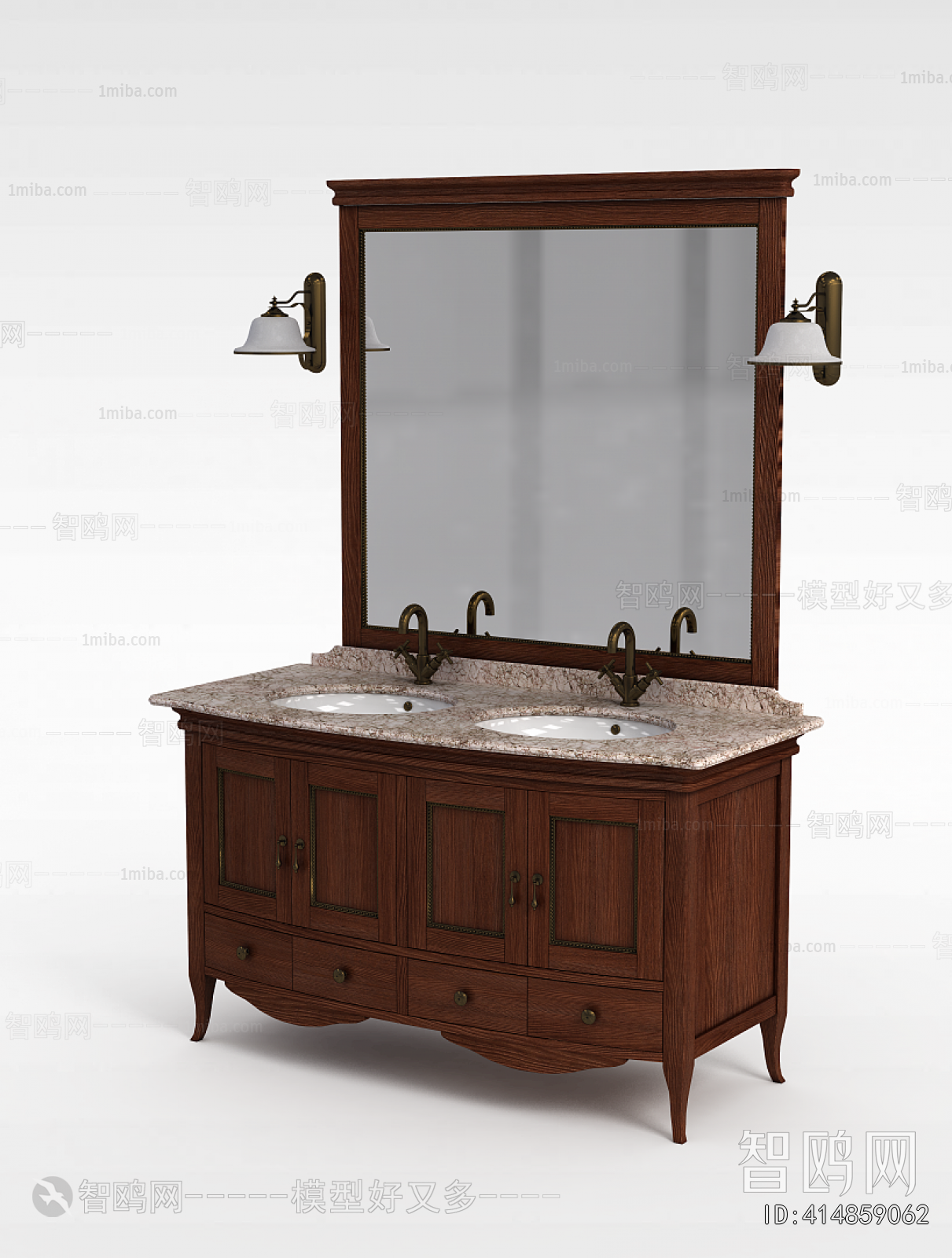 European Style Bathroom Cabinet