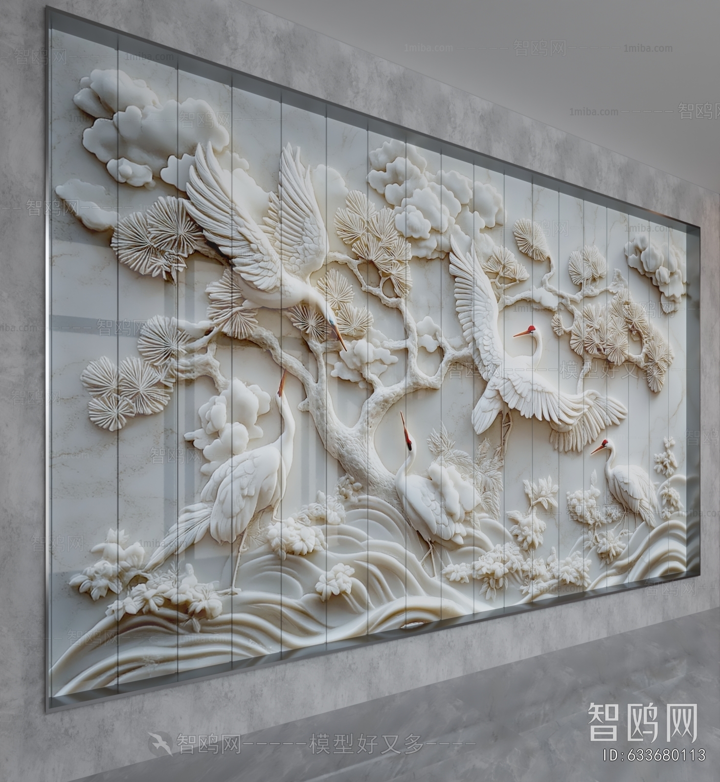 New Chinese Style TV Wall