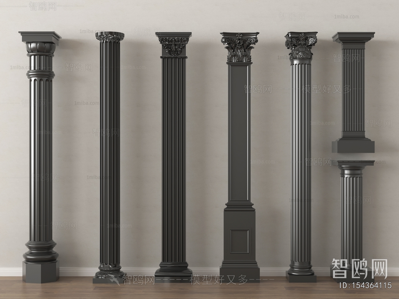 European Style Roman Pillar