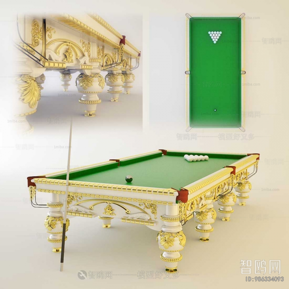 European Style Pool Table