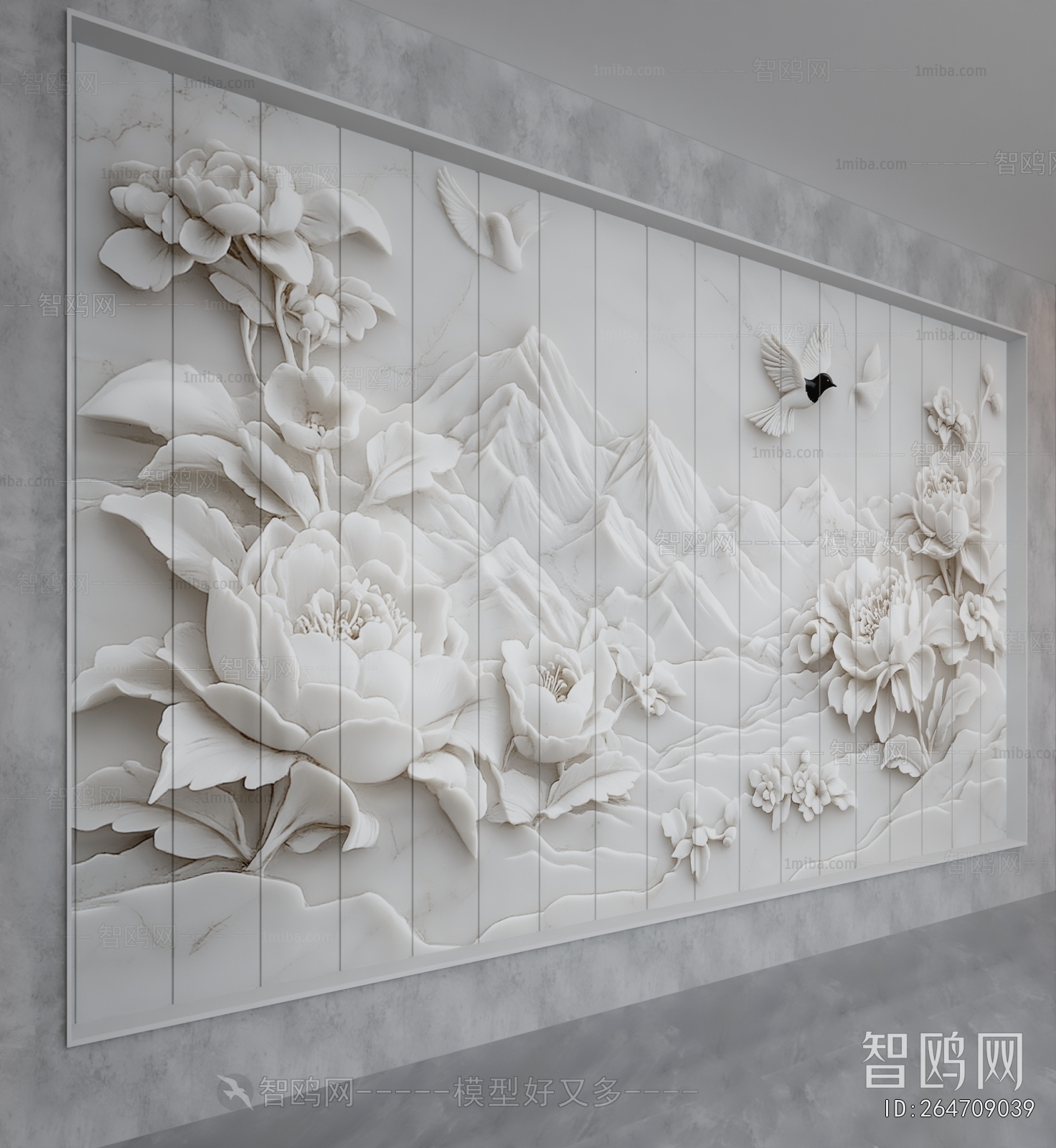 New Chinese Style TV Wall