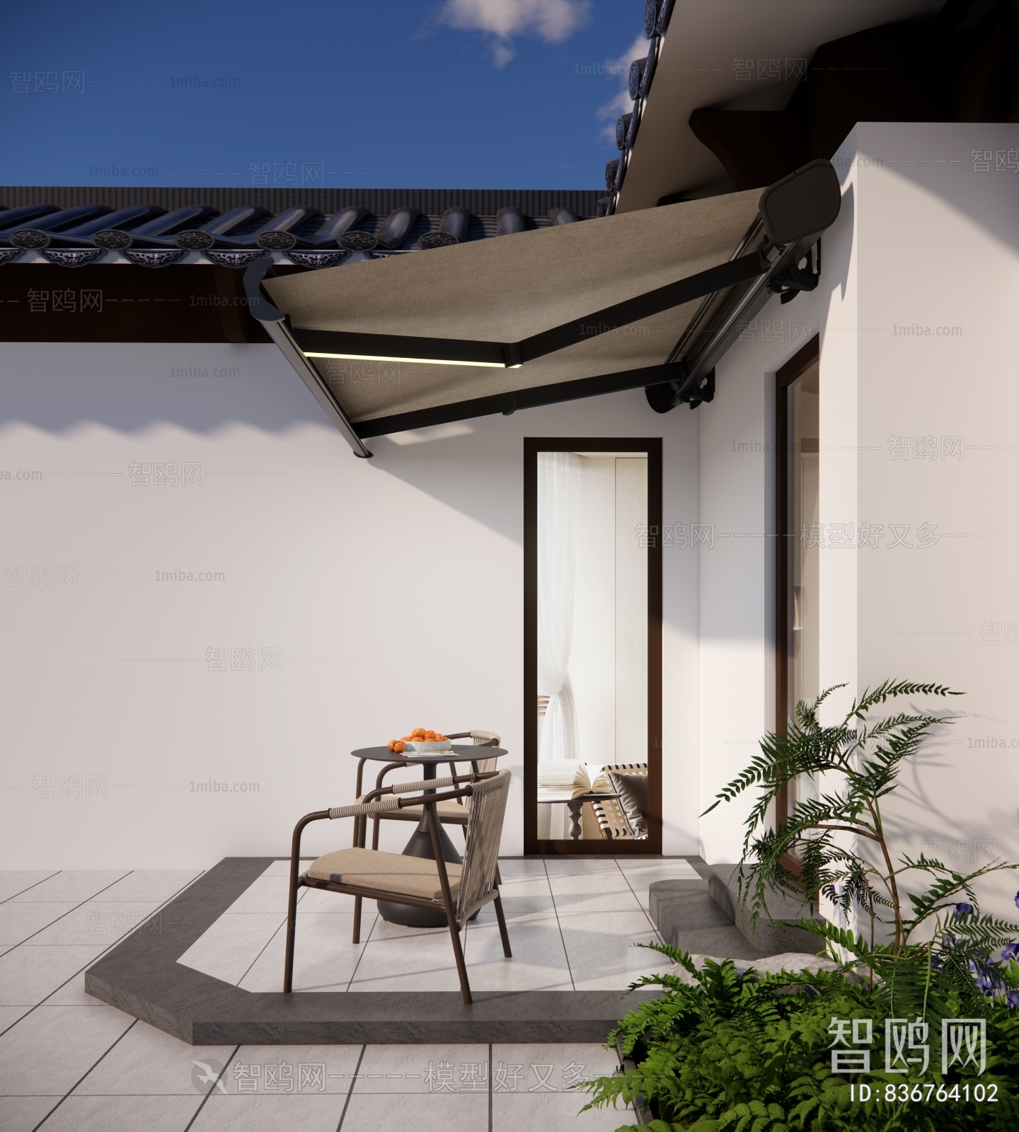 New Chinese Style Courtyard/landscape