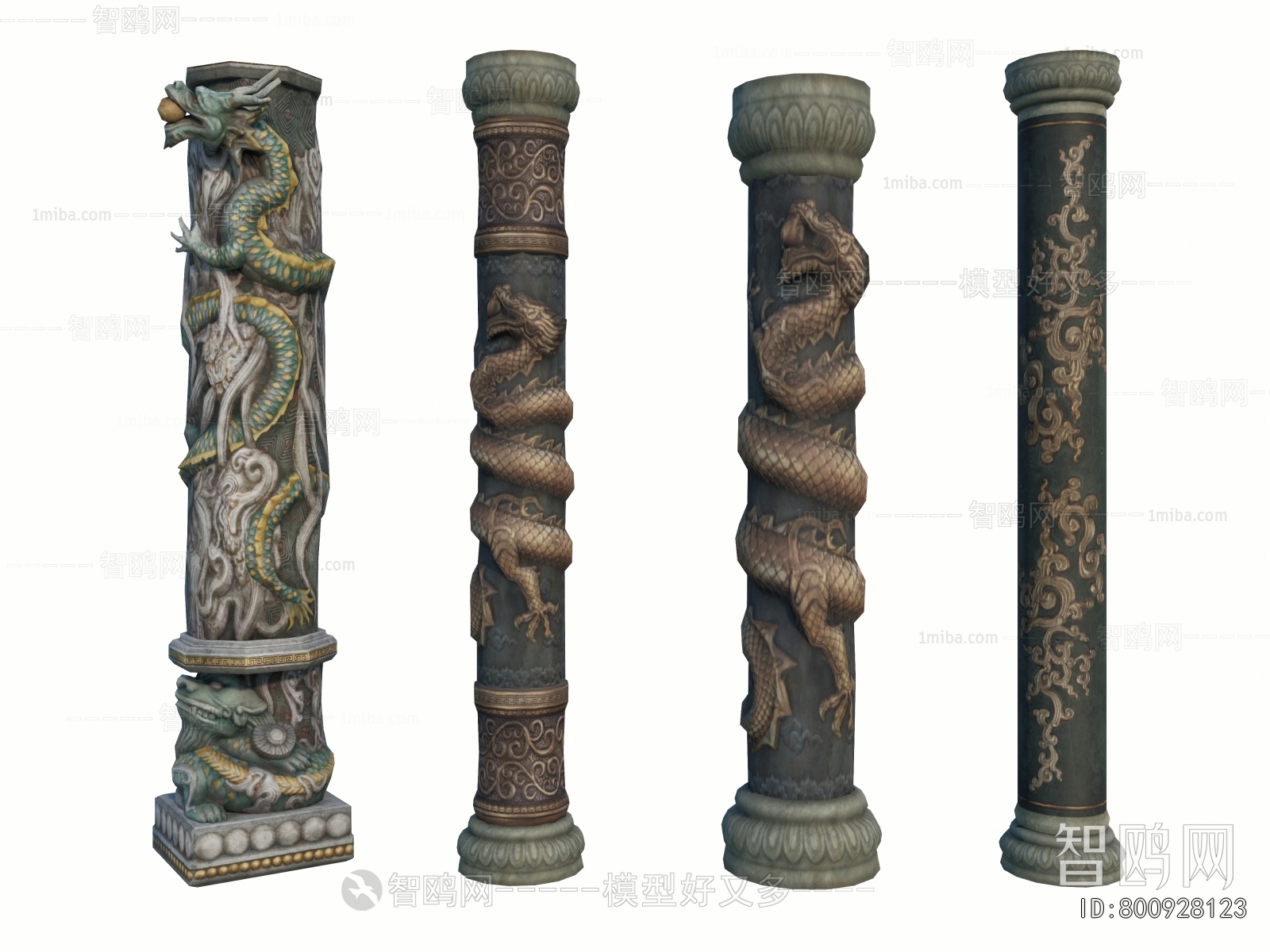 New Chinese Style Column