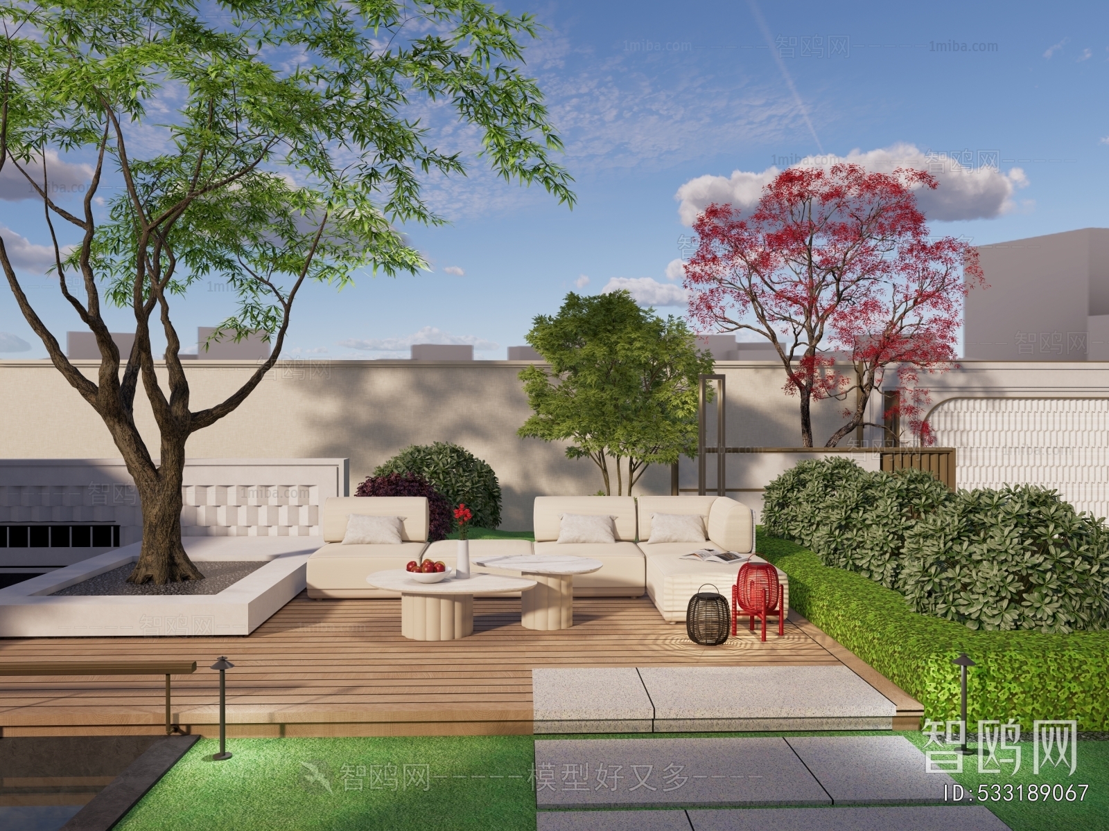 Modern Courtyard/landscape