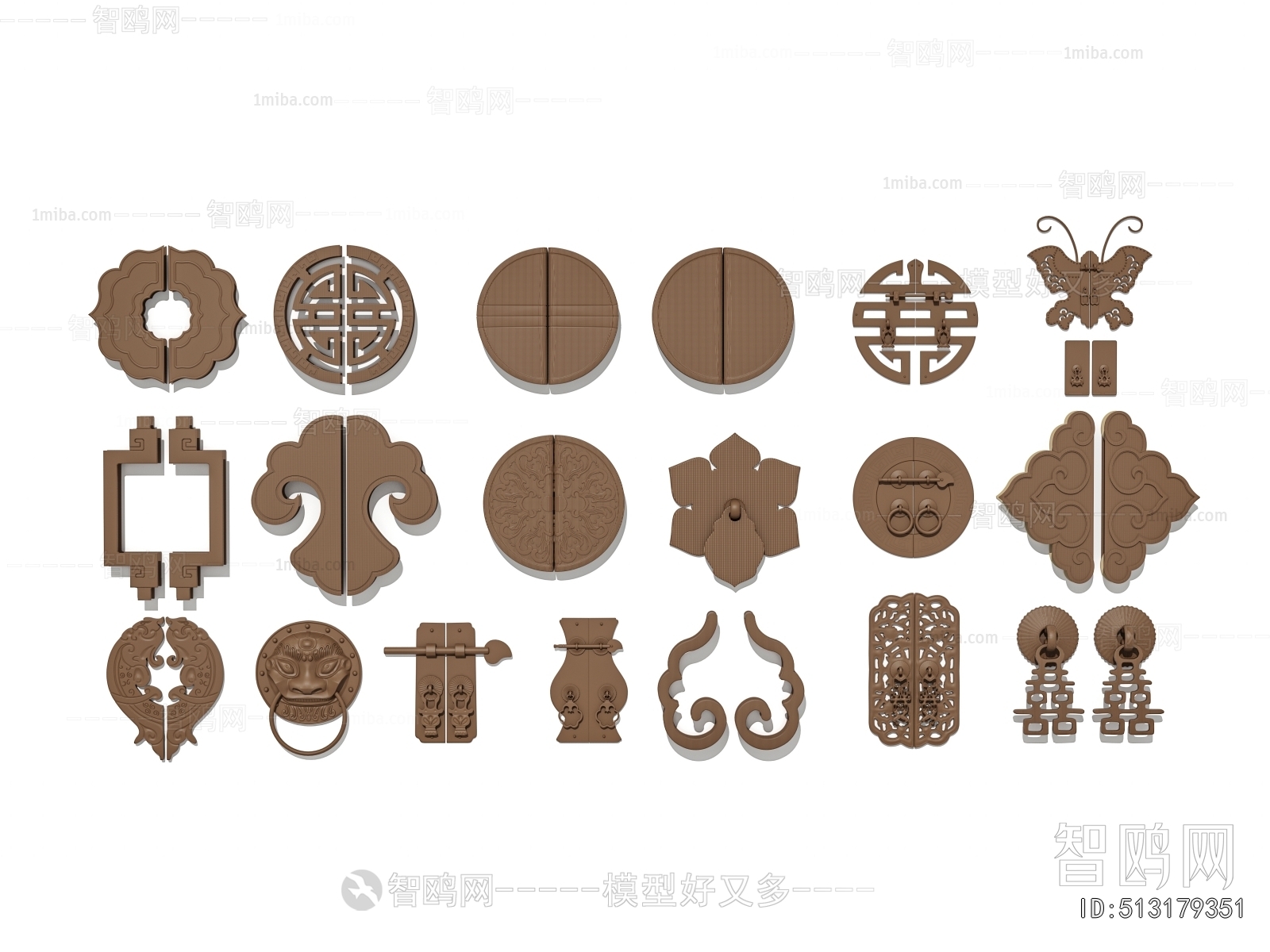 Chinese Style Door Handle