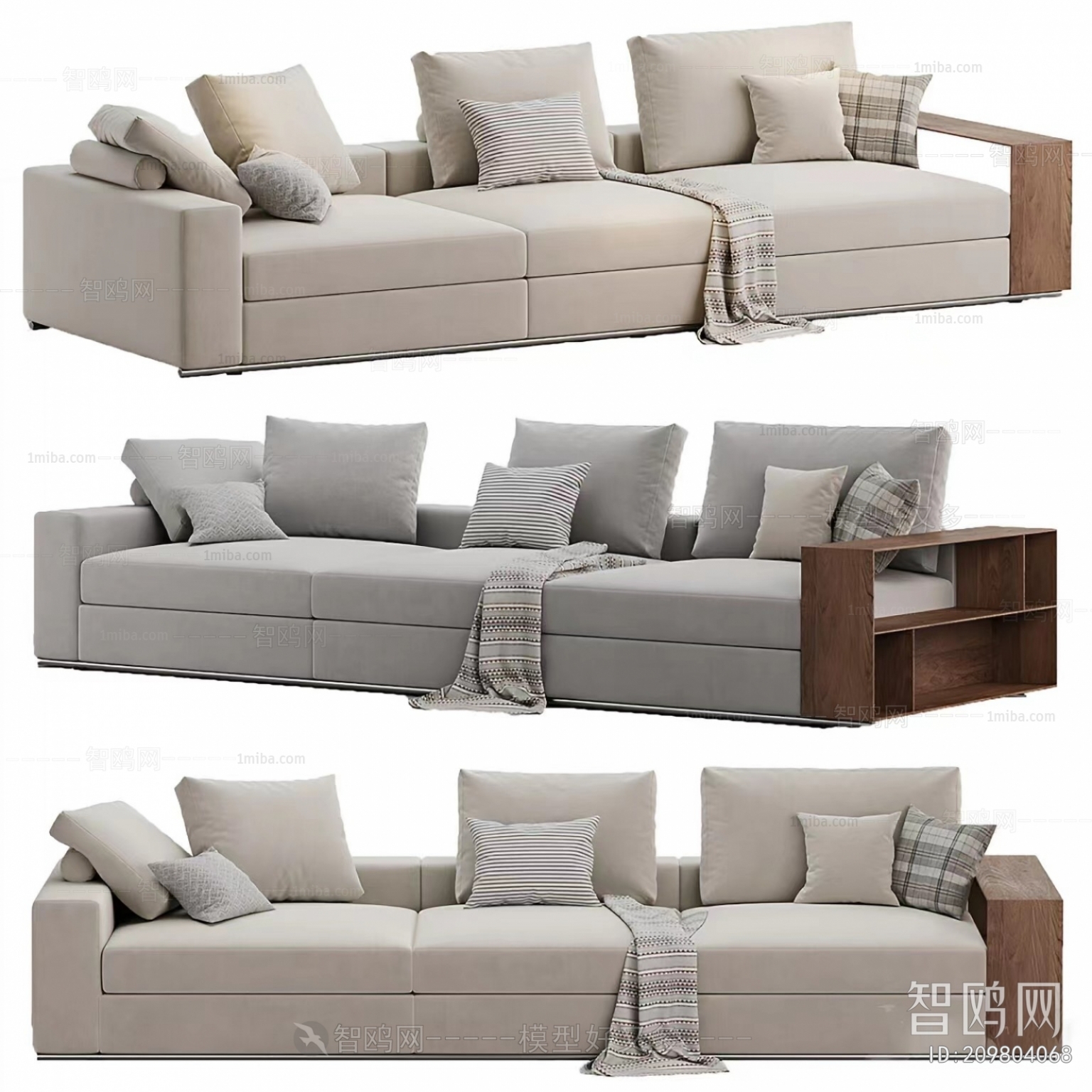 Modern Multi Person Sofa