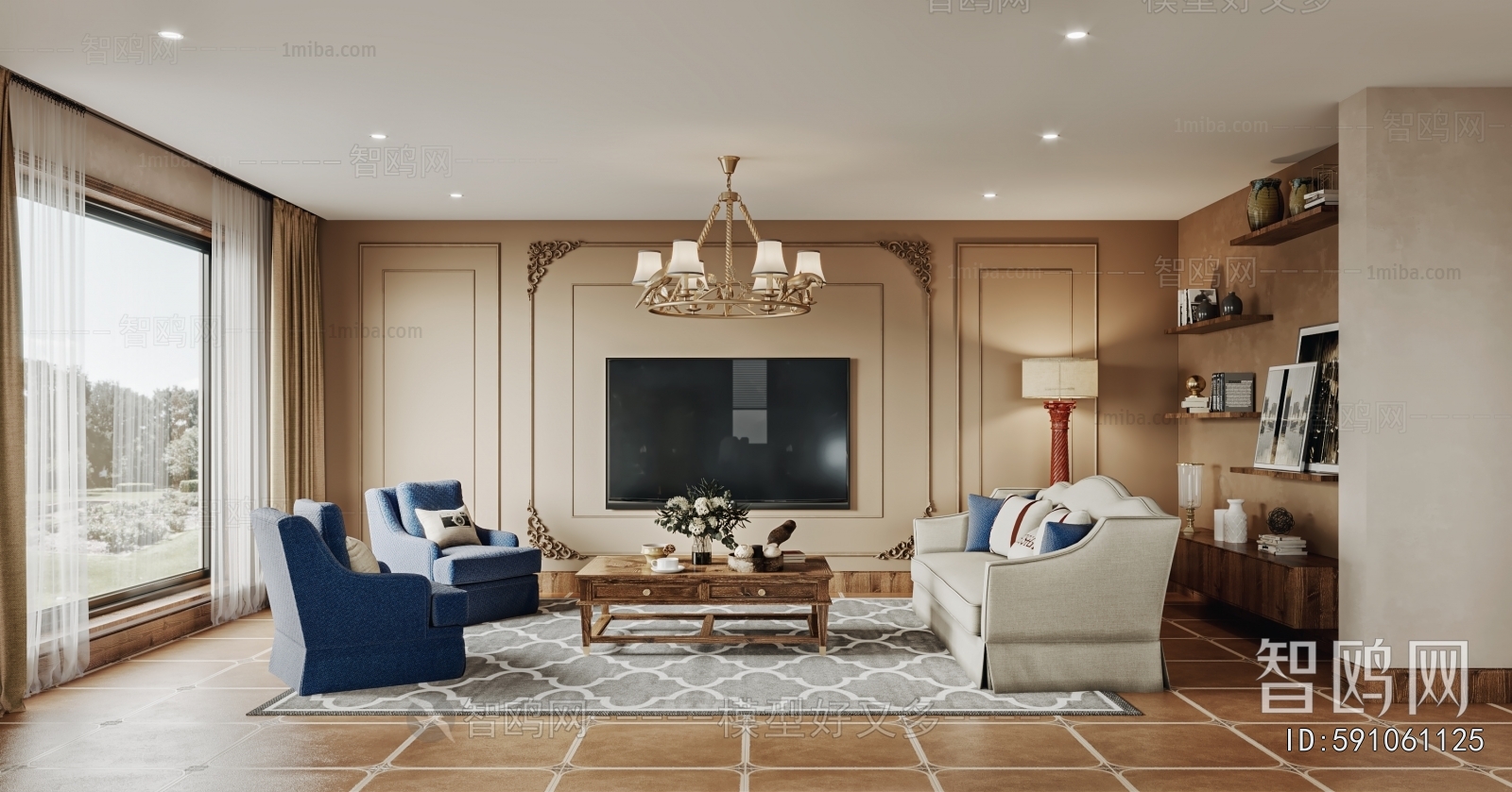 French Style A Living Room