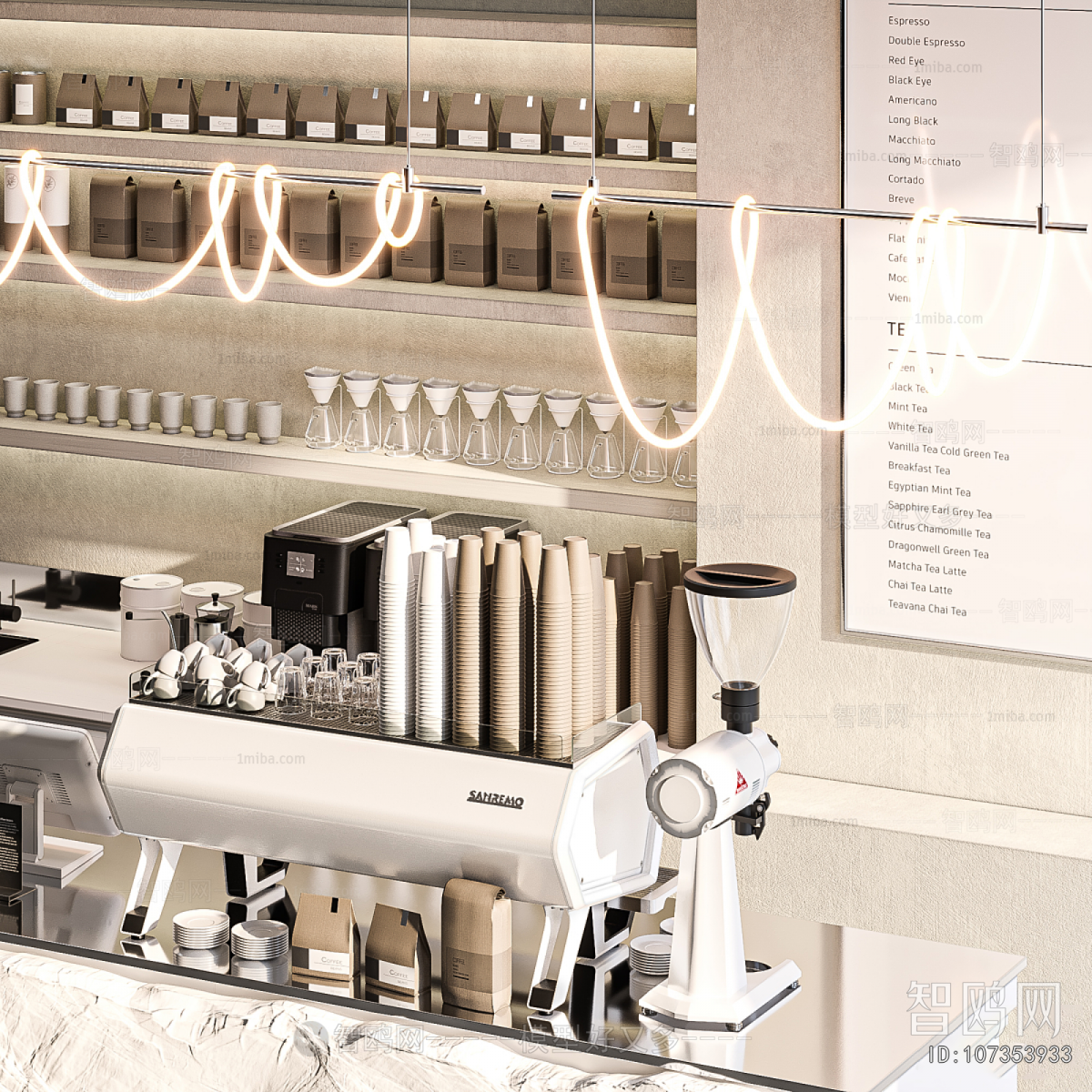 Modern Counter Bar