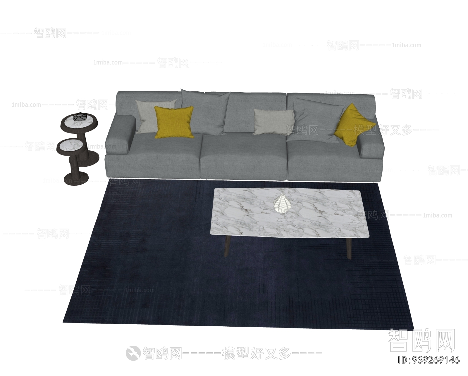 Modern Three-seat Sofa