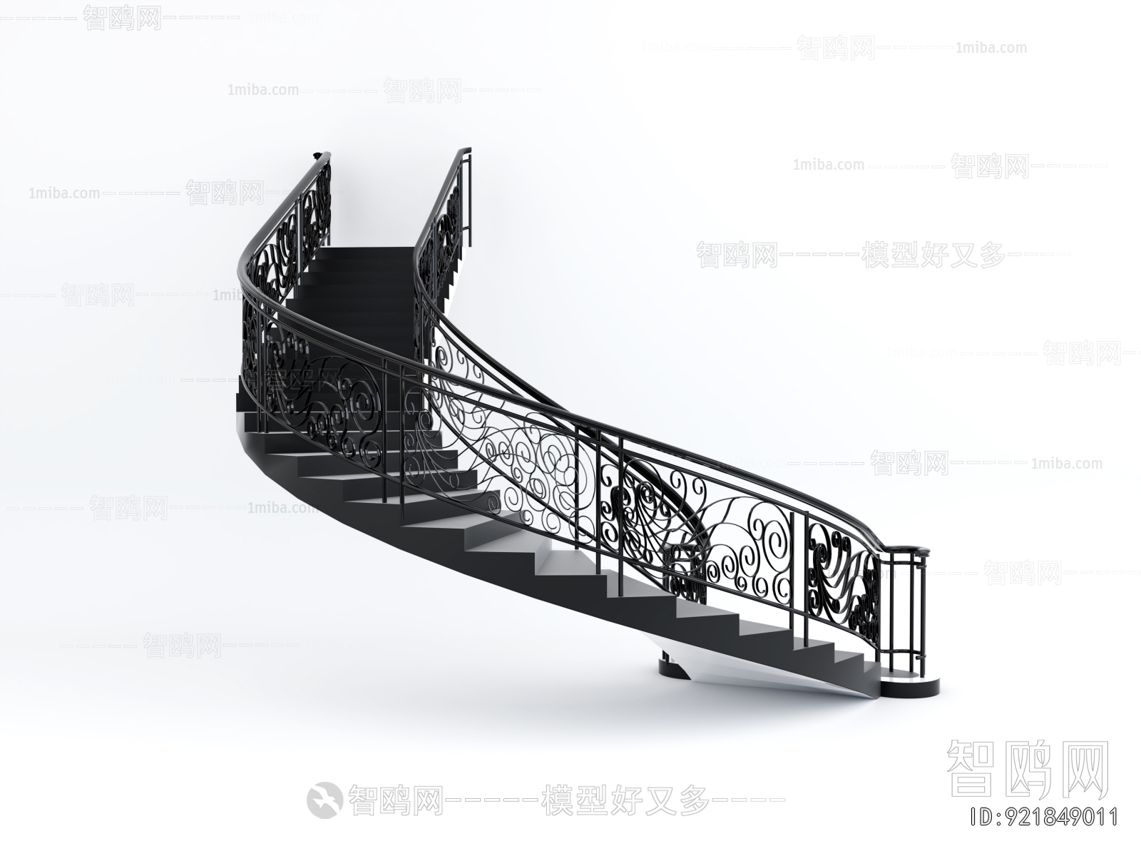 American Style Rotating Staircase
