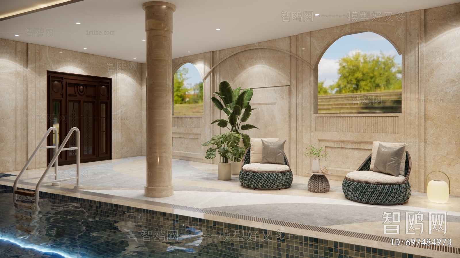 European Style Swimming Pool