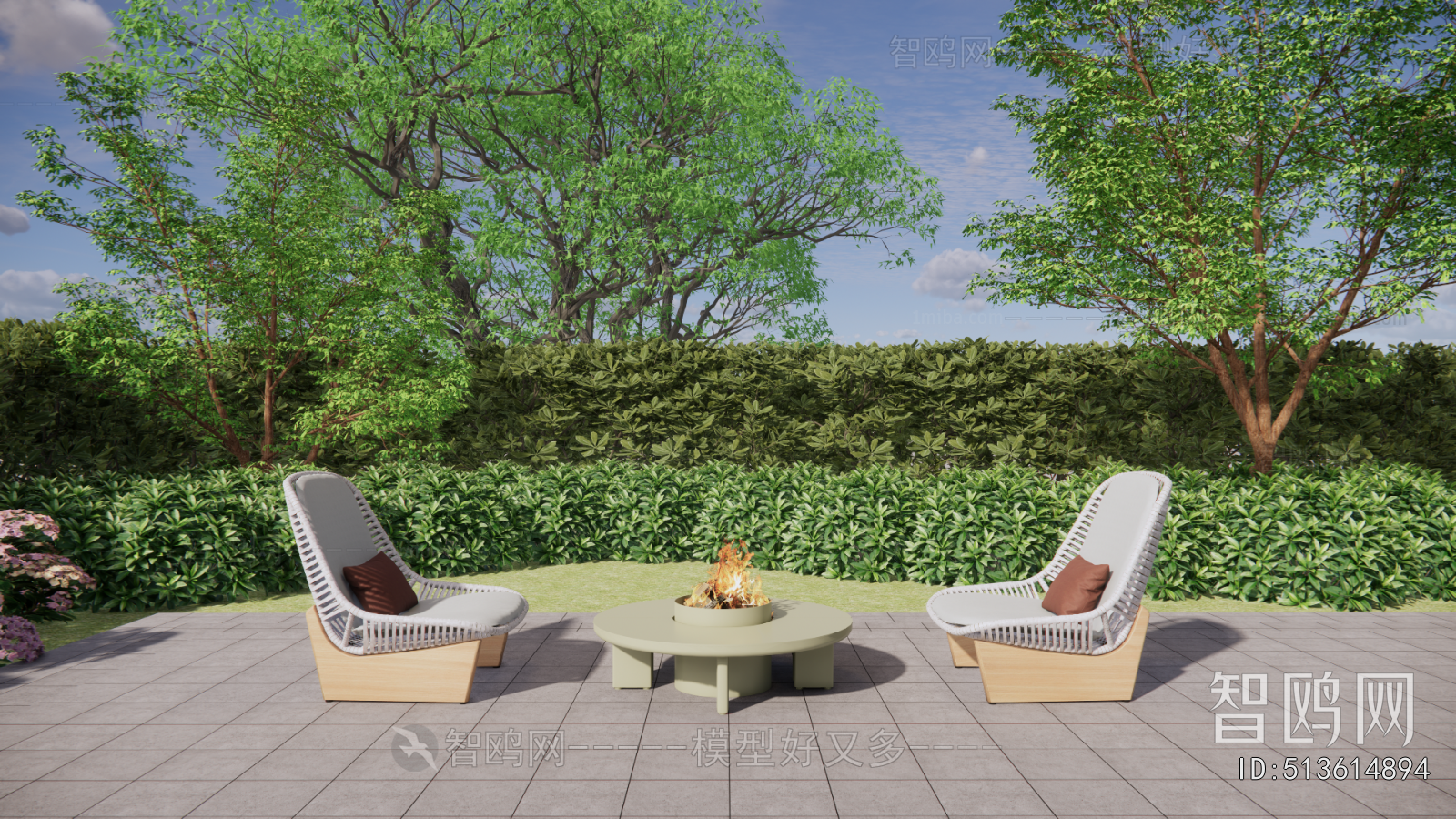 Modern Courtyard/landscape