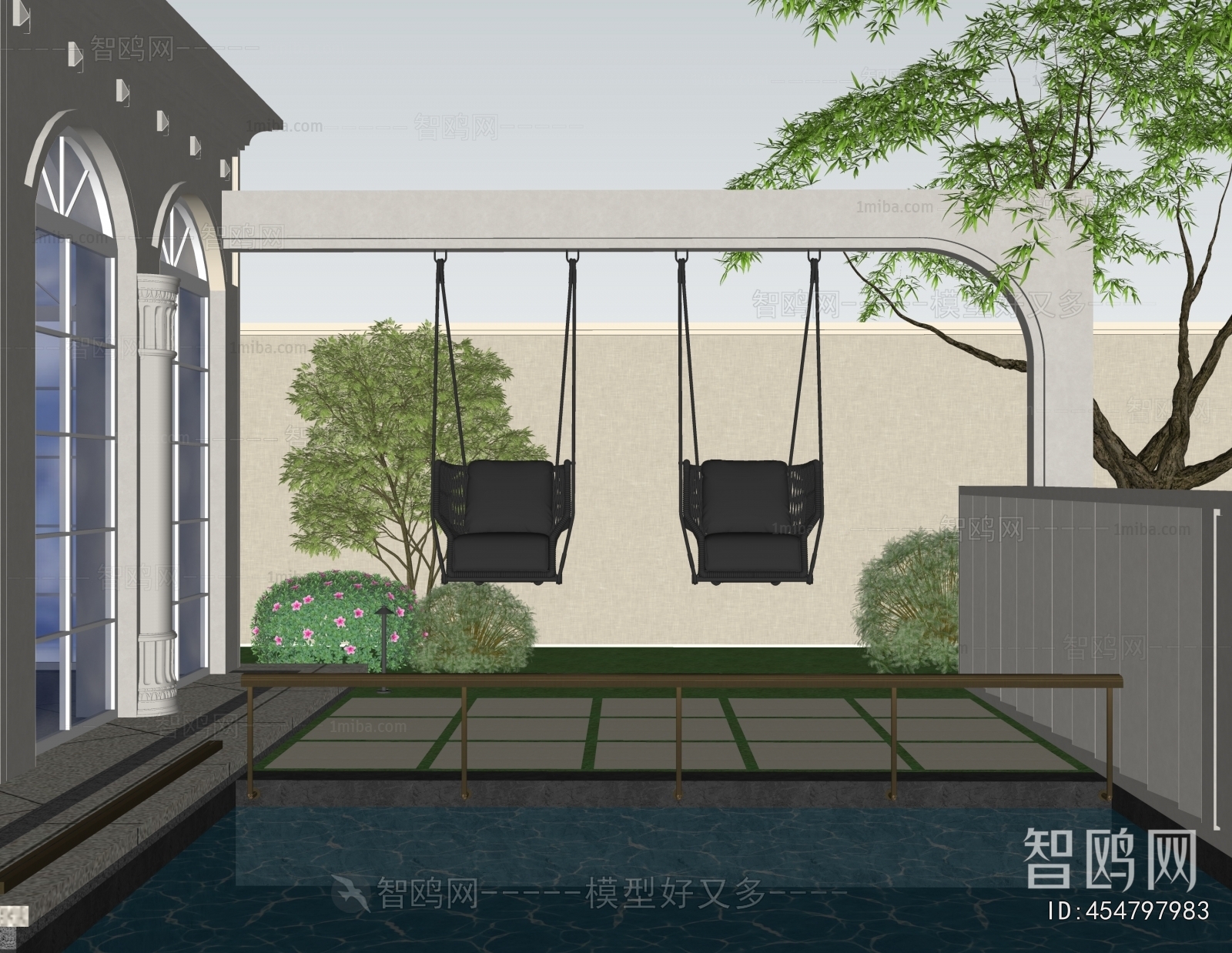 Modern Courtyard/landscape