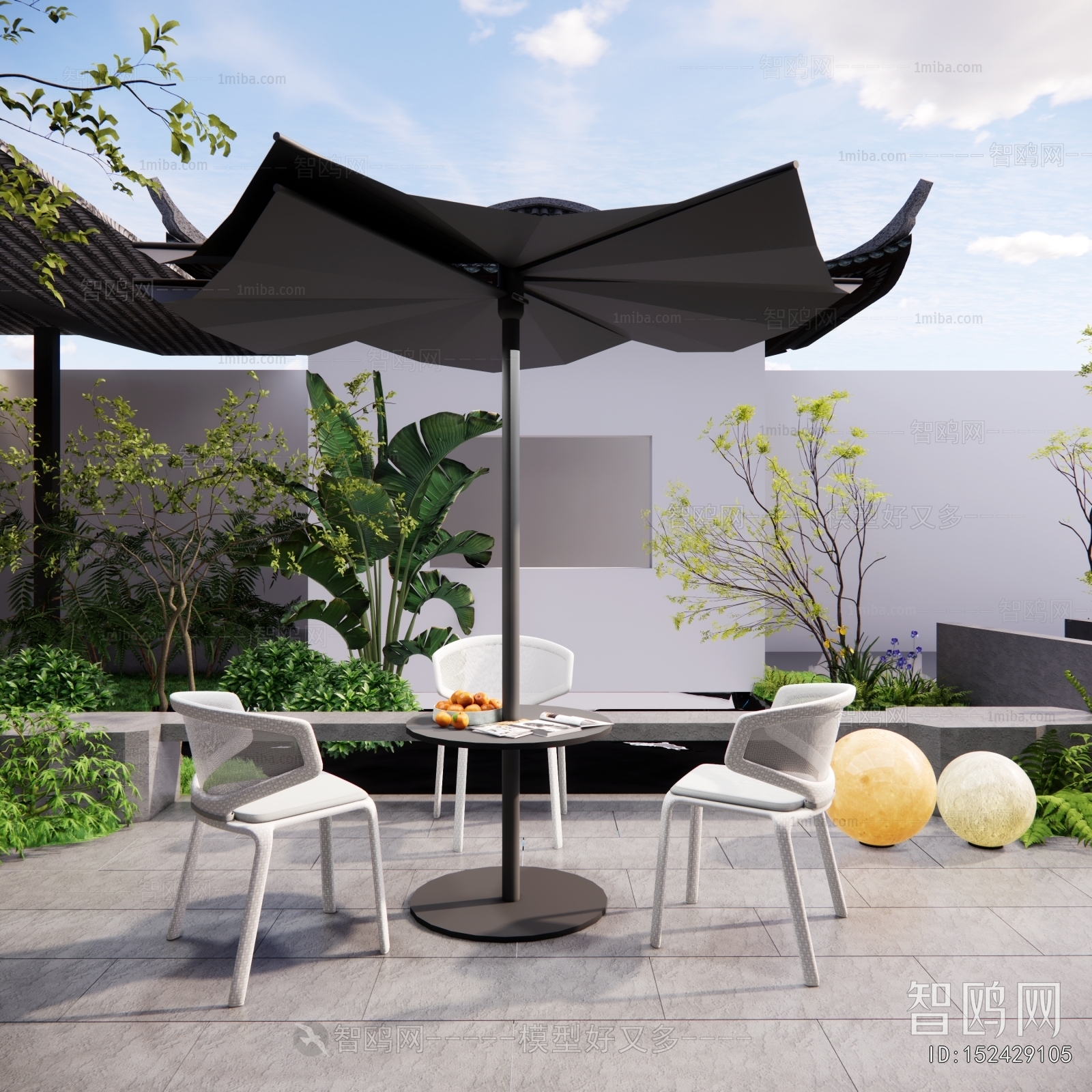 New Chinese Style Courtyard/landscape