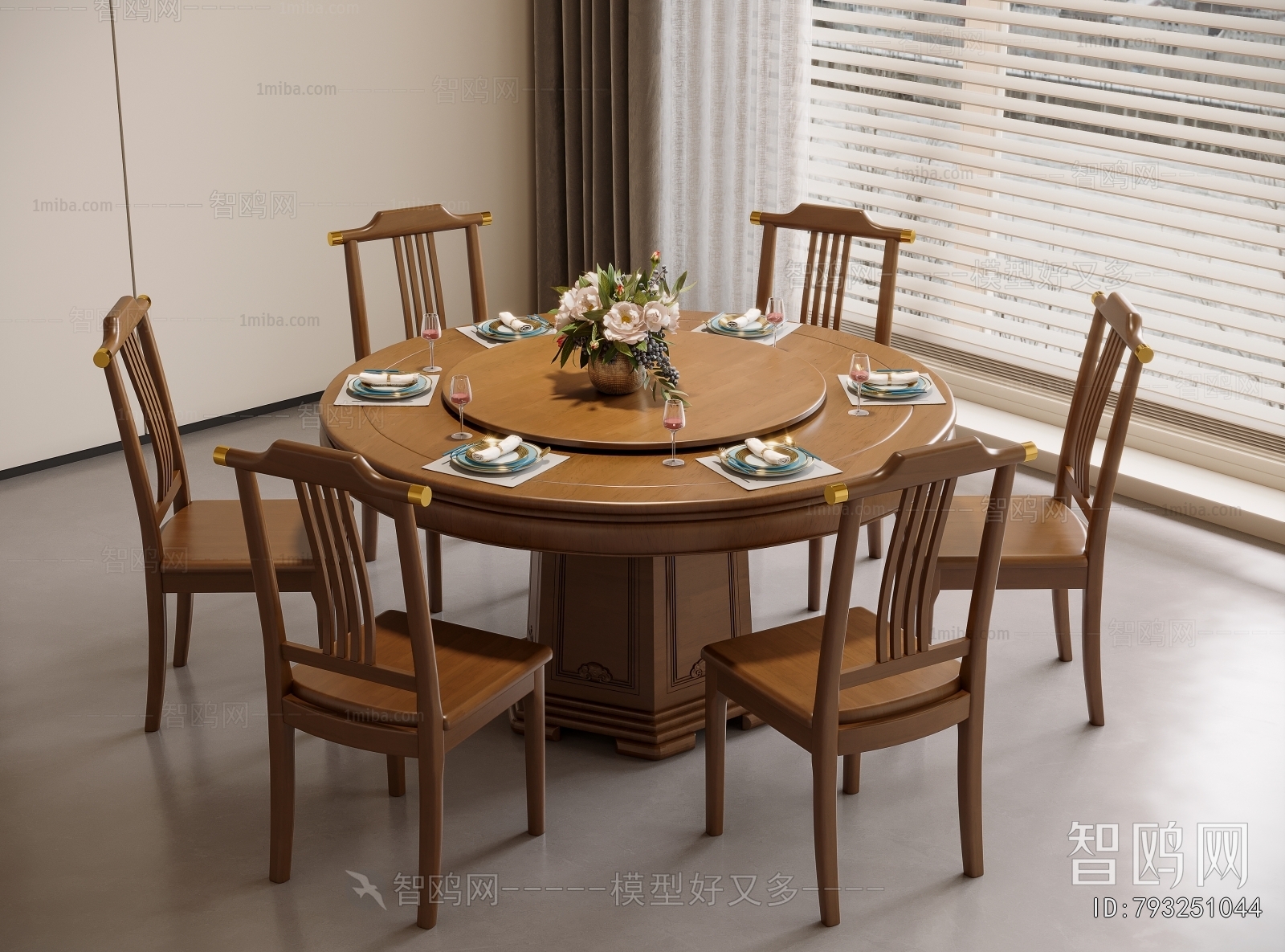 New Chinese Style Dining Table And Chairs