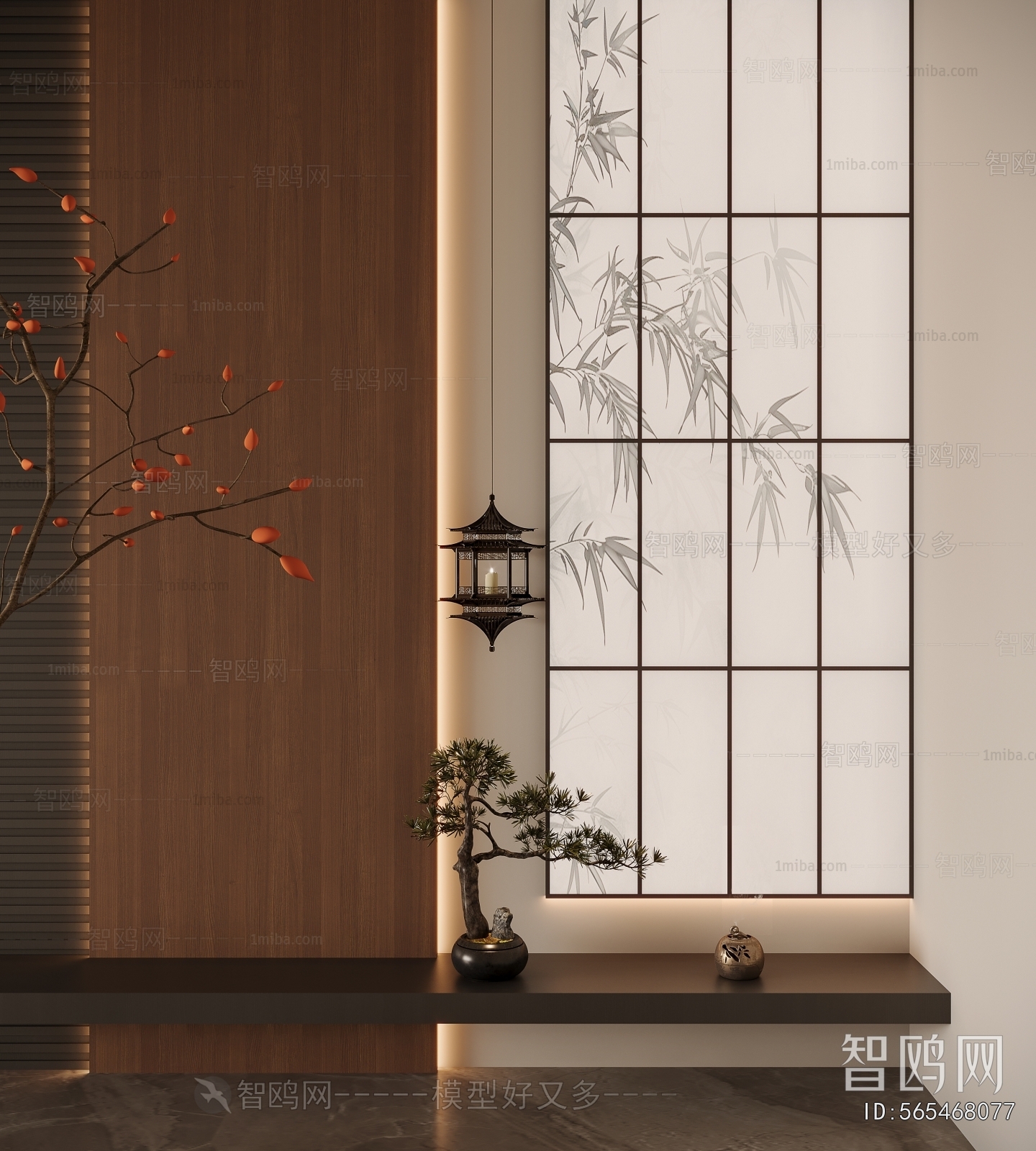 New Chinese Style Hallway