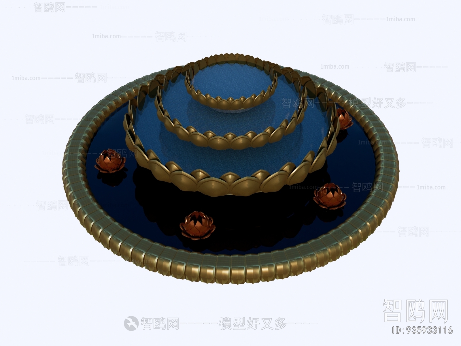 Chinese Style Rockery Waterscape