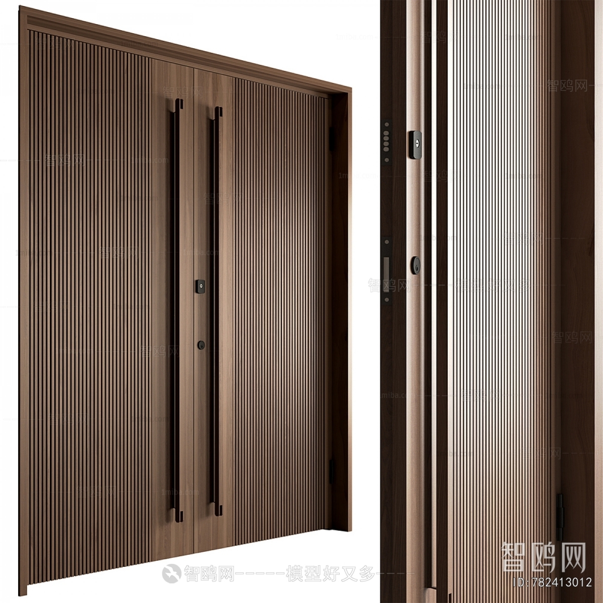 Modern Double Door