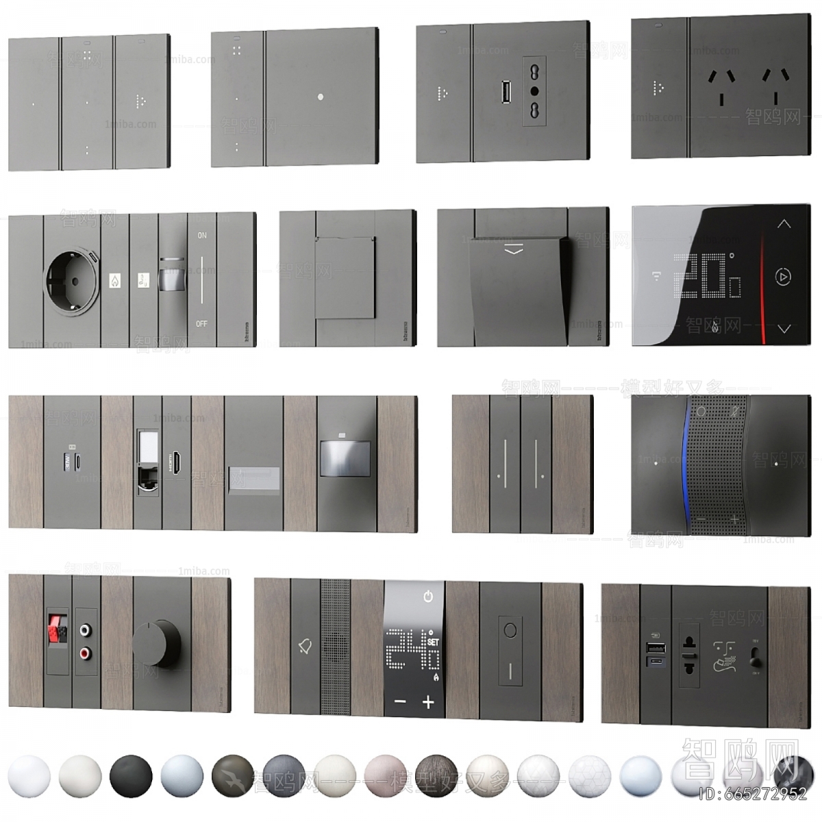 Modern Switch Socket Panel