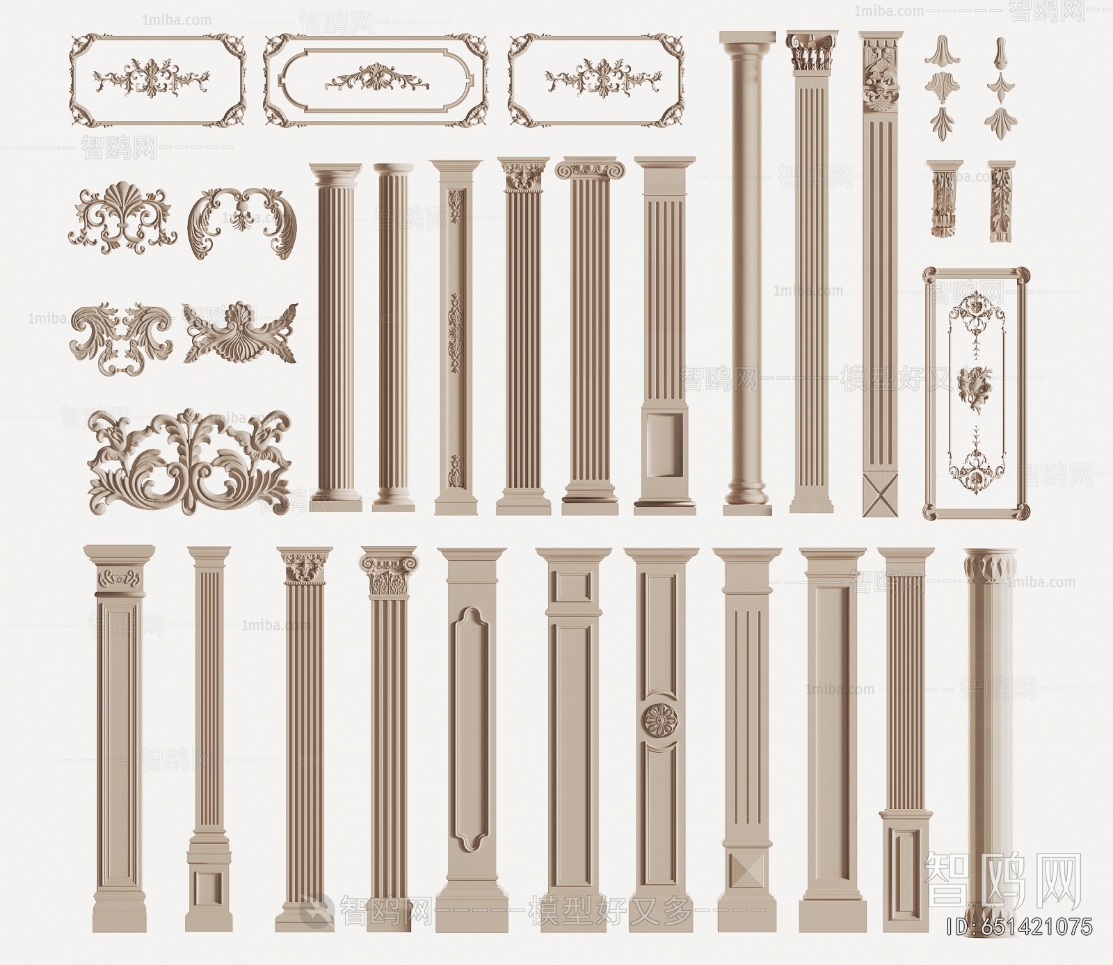 European Style Roman Pillar