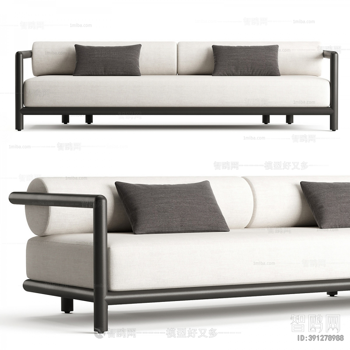 Modern Multi Person Sofa